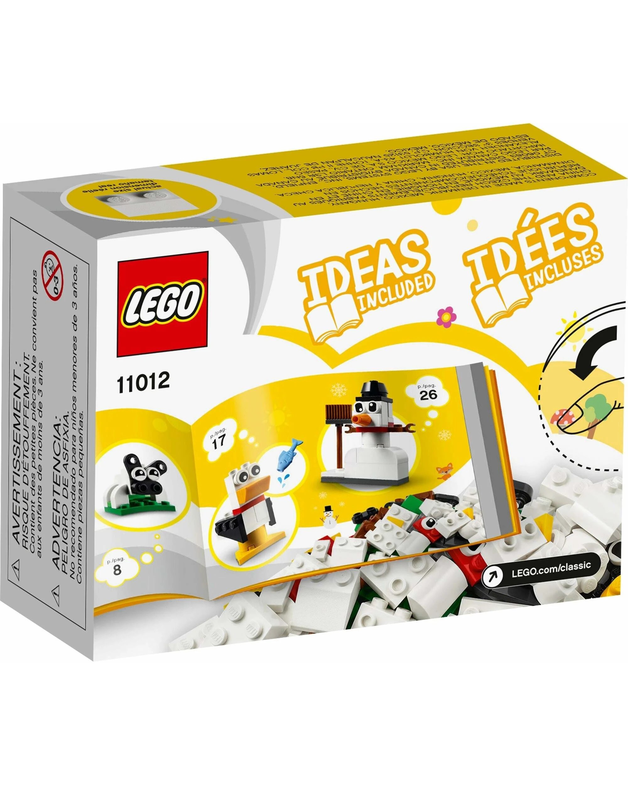 4 LEGO Classic 11012 Creative White Bricks, 4 of 5