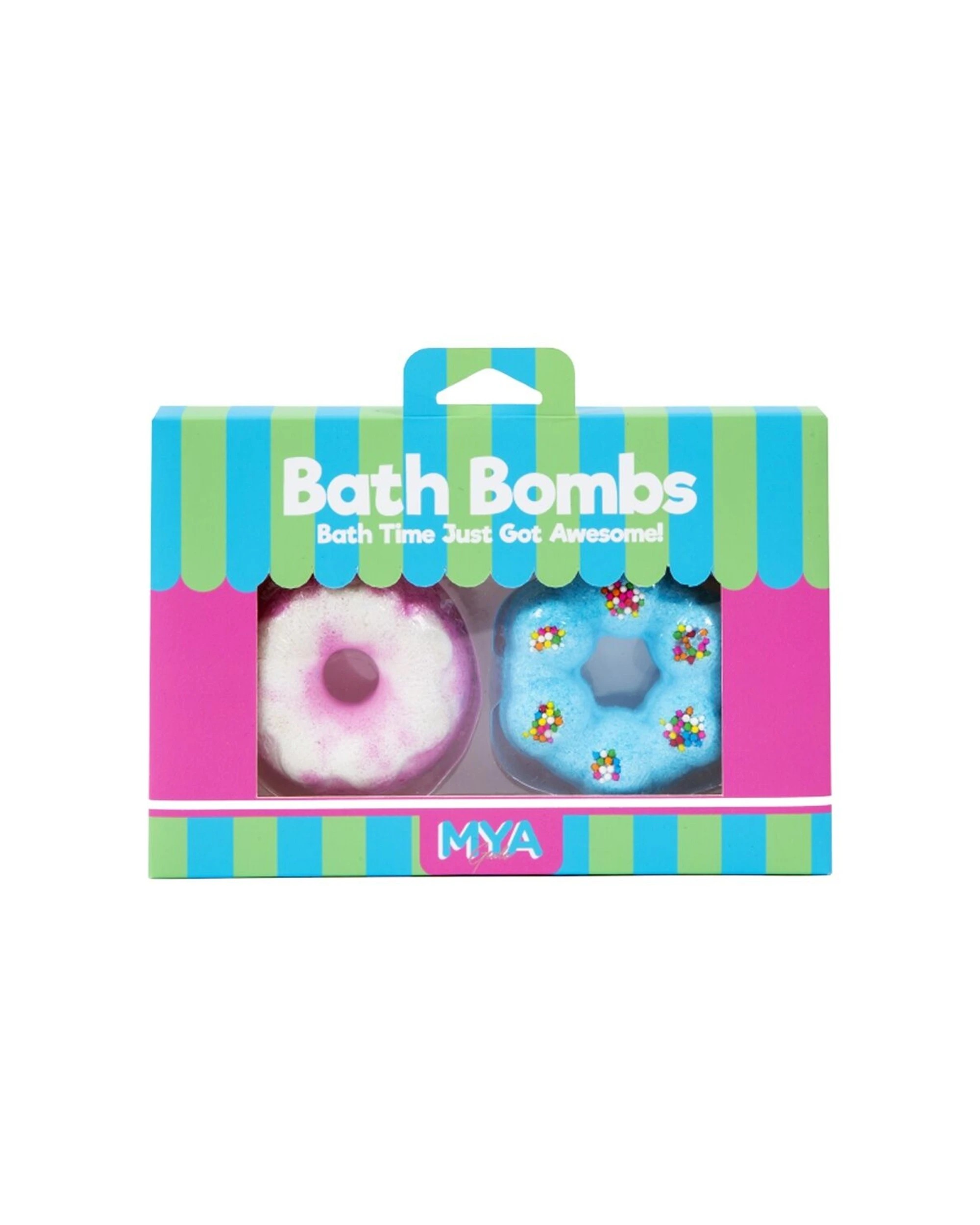 2 MYA 6x 2pc Bath Bombs Donut Fragrant Fizzy Gift Kids/Children - Multi, 2 of 3