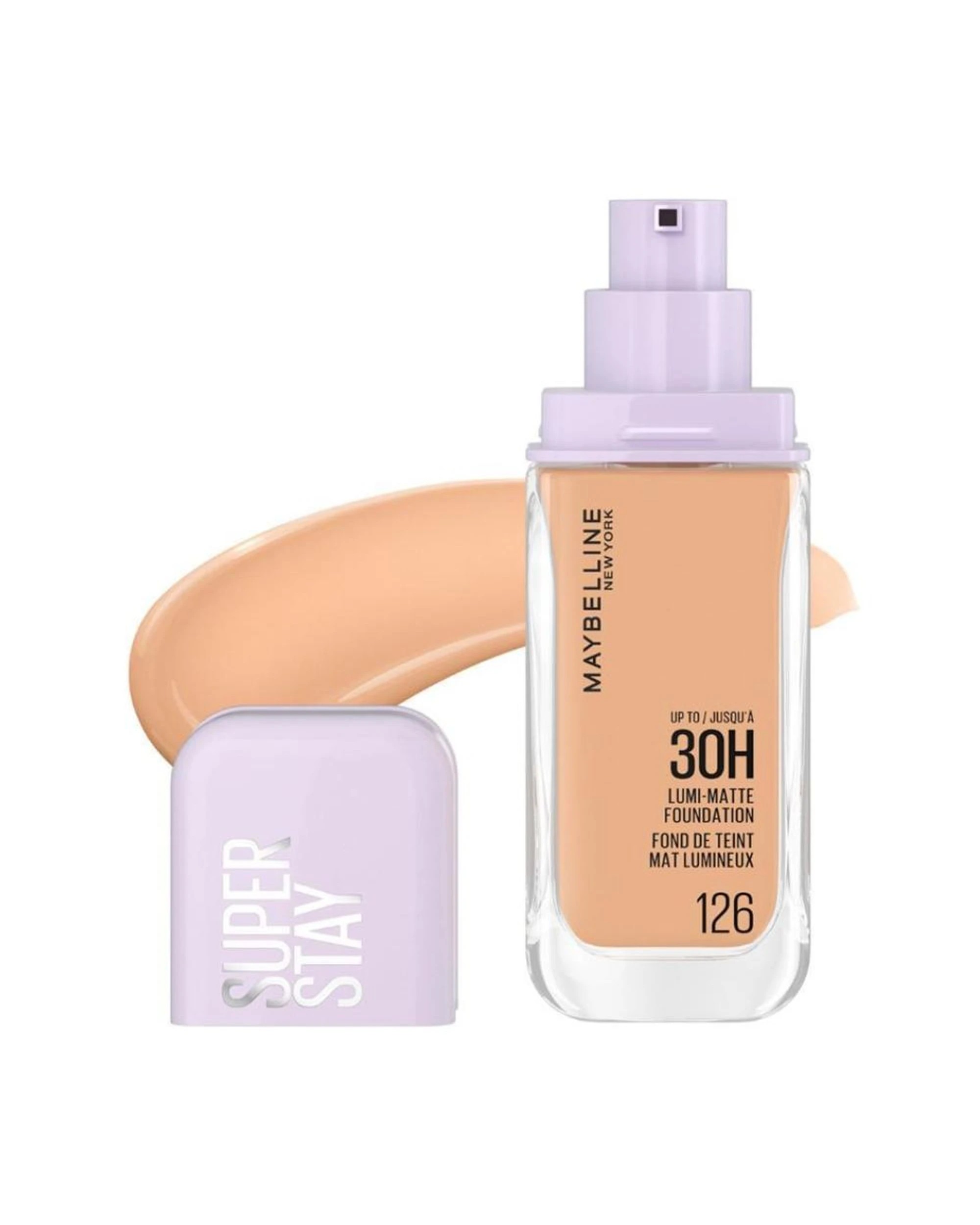 3 3 x Maybelline SuperStay Lumi-Matte Foundation 35mL - 126 - Beige, 3 of 8