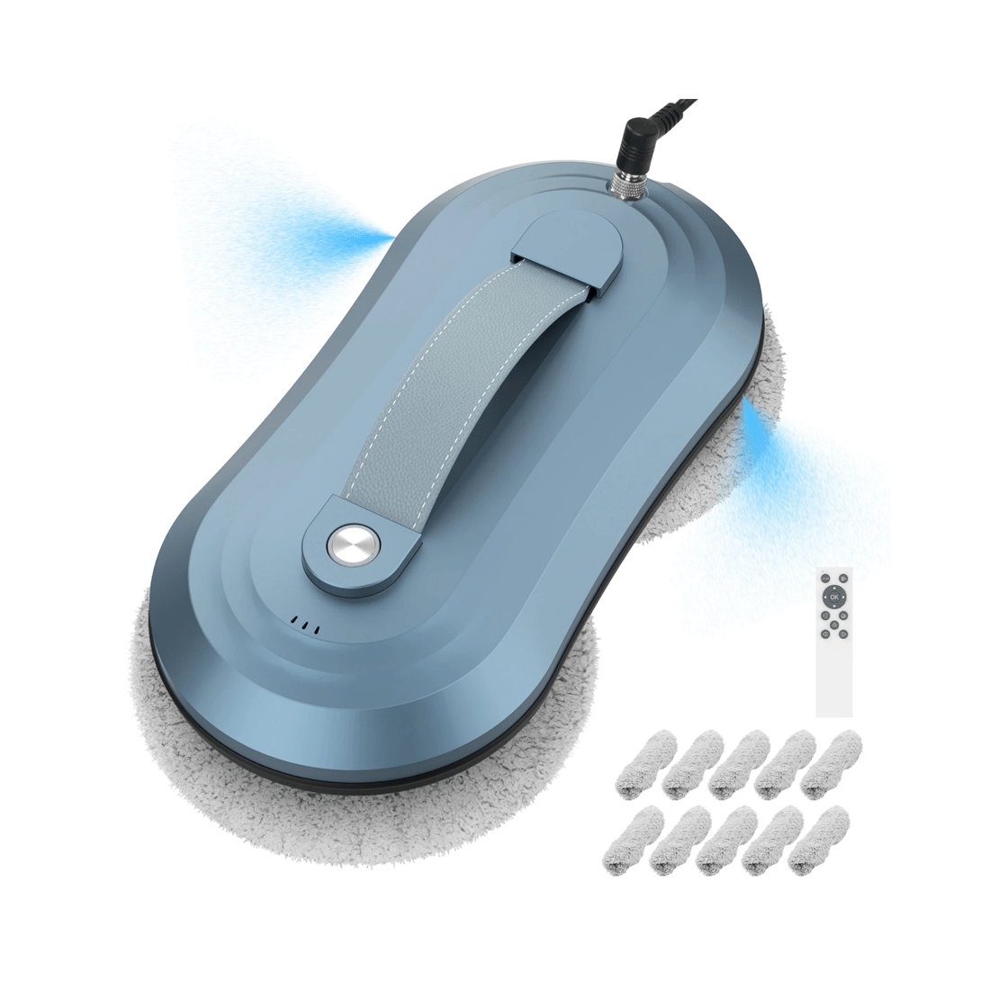 1 Advwin Window Cleaner Robot, Automatic Robot Window Washer With Dual Water Spray Technology, 2800pa Suction, 1 of 8