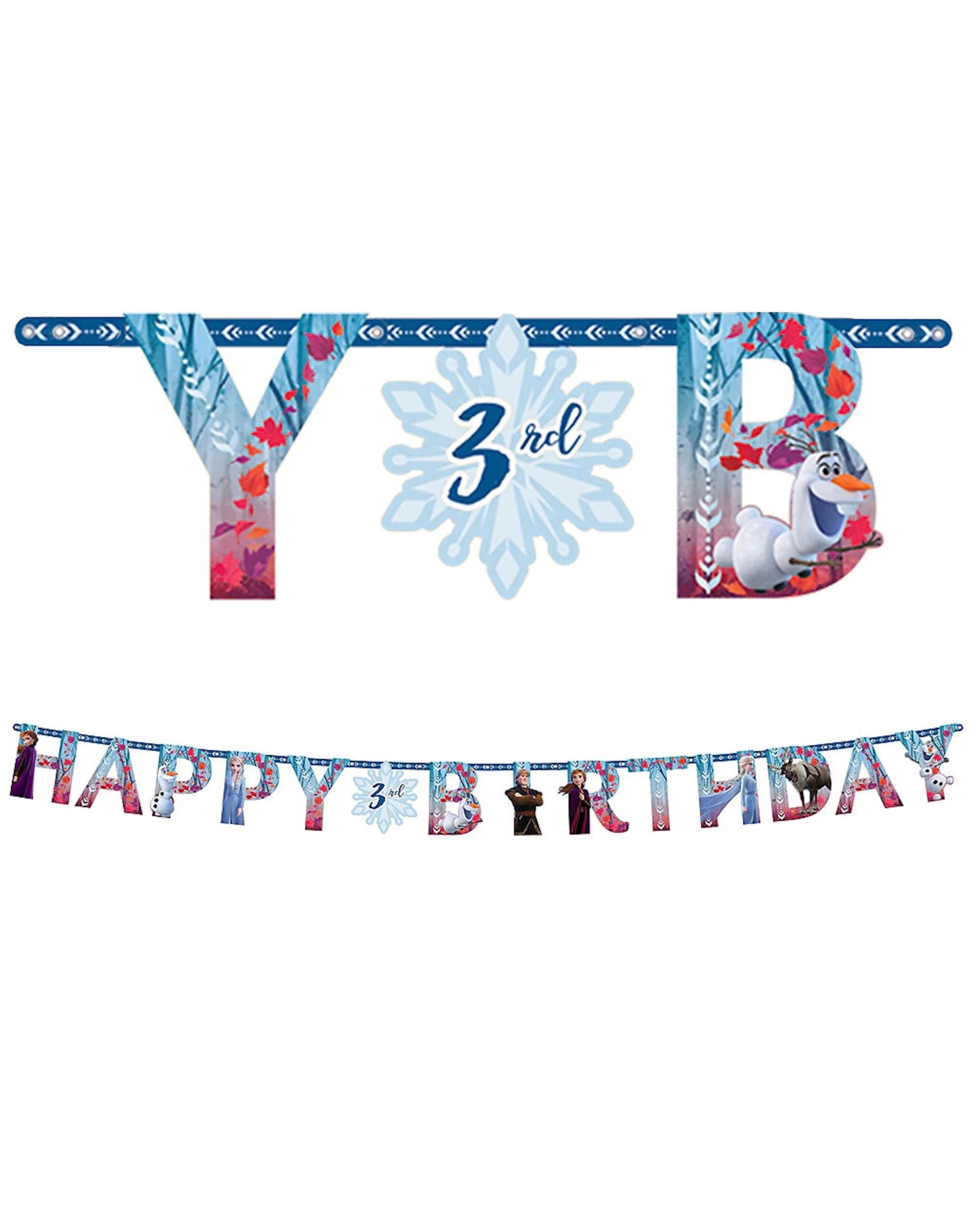 1 Disney Frozen 2 Jumbo Add an Age Banner Kit, 1 of 1