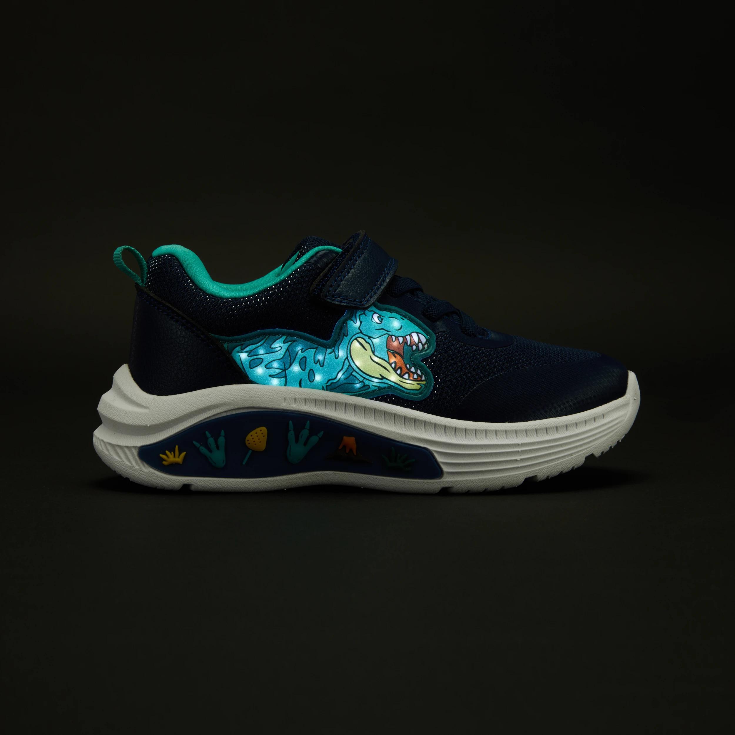 2 Junior Casual Shoes NAVY LIGHT UP DINO, 2 of 5