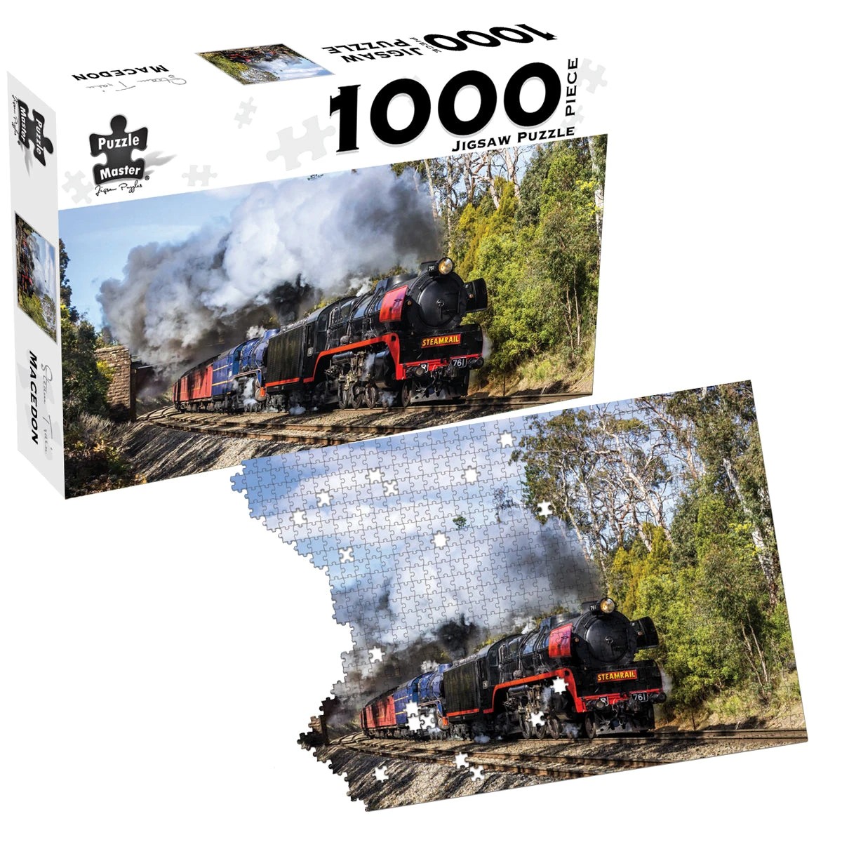 2 Puzzle Master Steam Train Mecedon Victoria, 2 of 3
