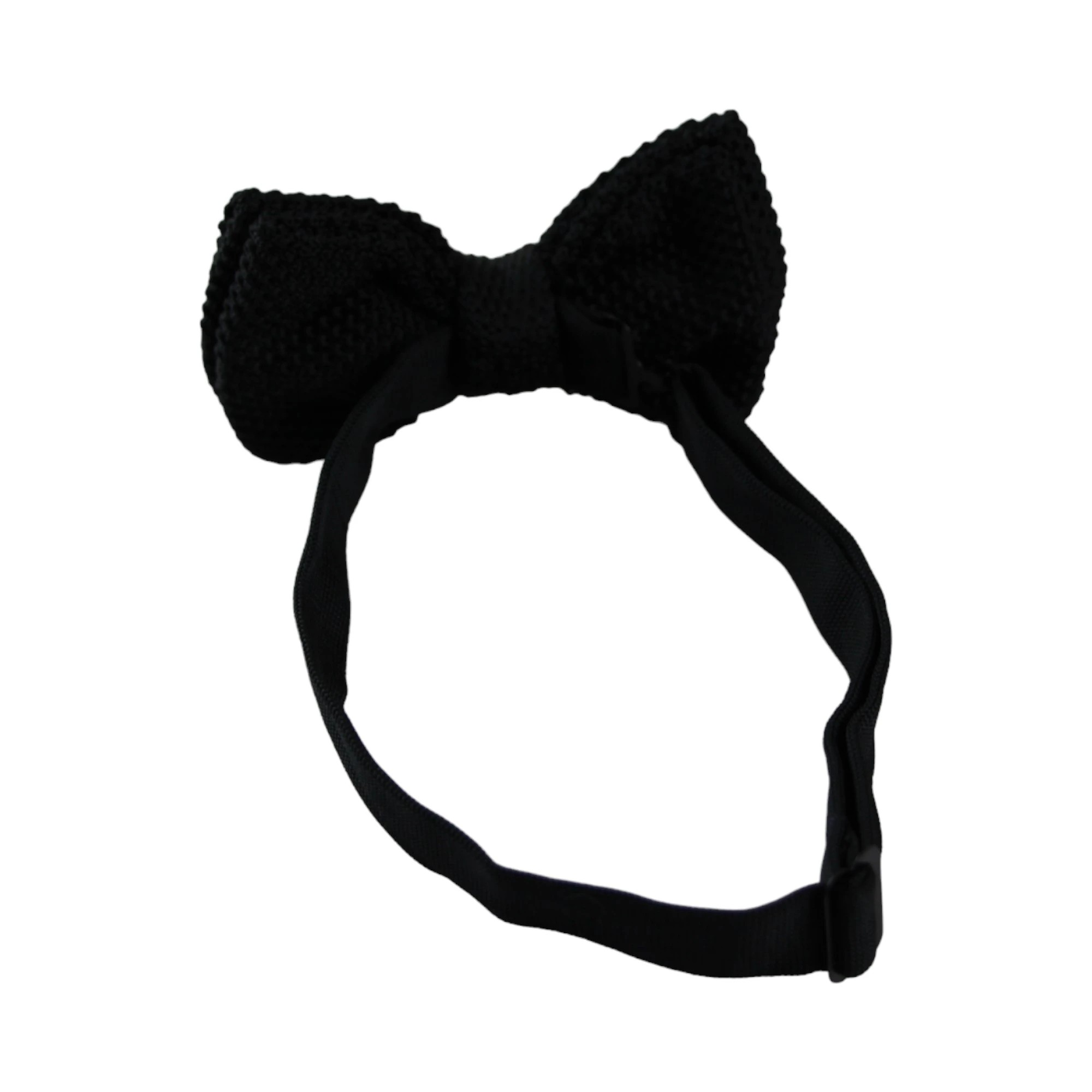 2 Zasel Mens Black With White Polka Dots Knitted Bow Tie - Multi, 2 of 4