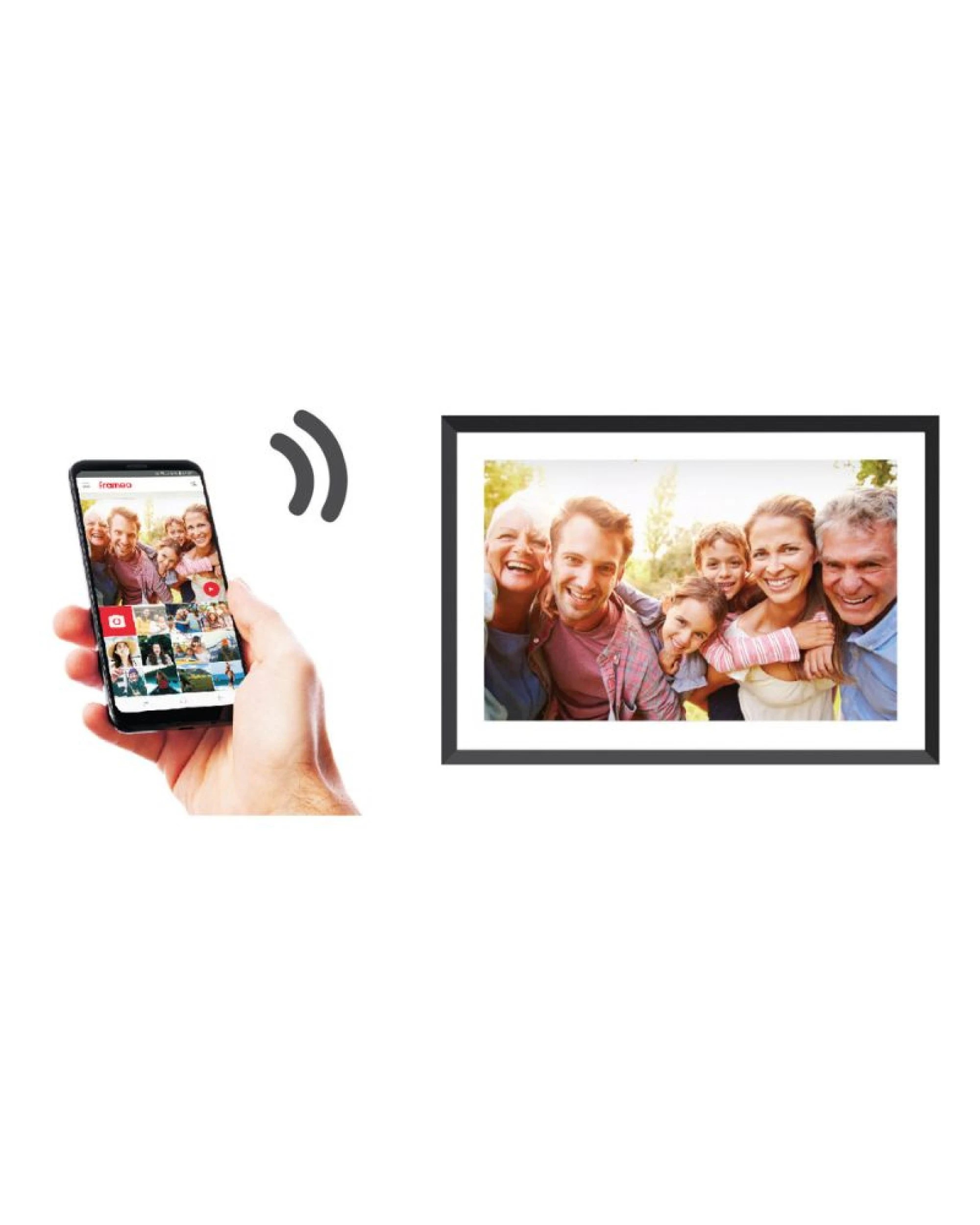 2 Oricom FRAME10BLK 10.1″ Smart Photo Frame with Instant Photo Sharing - Black, 2 of 7