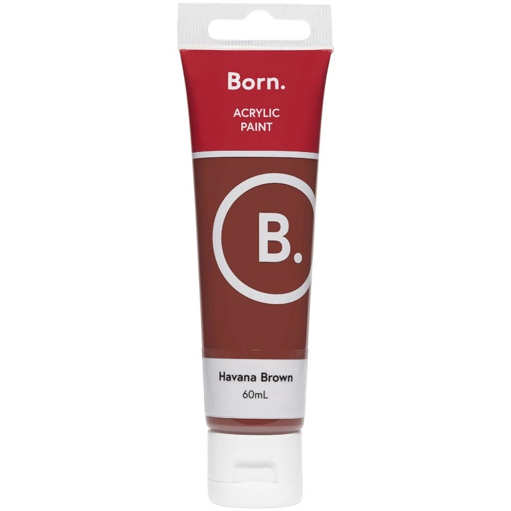 2 Born Acrylic Paint 60mL Havana Brown, 2 of 3