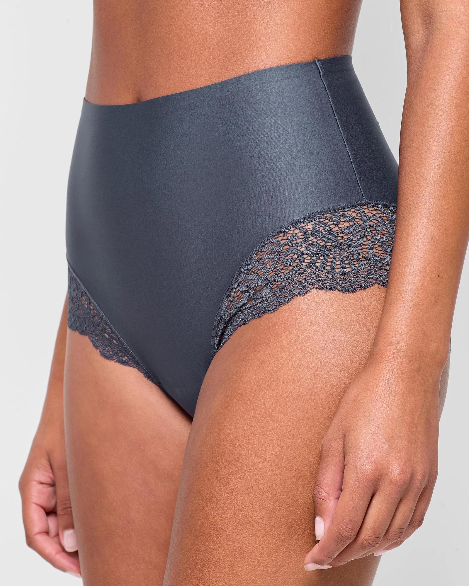 3 Target Woman 2 Pack Smooth Touch Lace Bonded Waist Full Briefs WINTER BLUE, 3 of 4