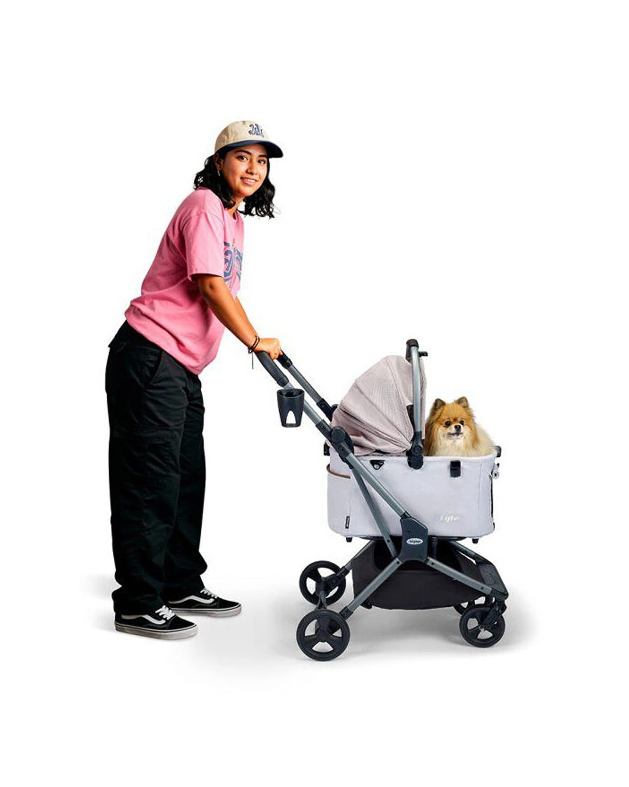2 Ibiyaya Lyte 3-In-1 Detachable Pet Stroller Medium 20kg Aluminium Frame, 2 of 6