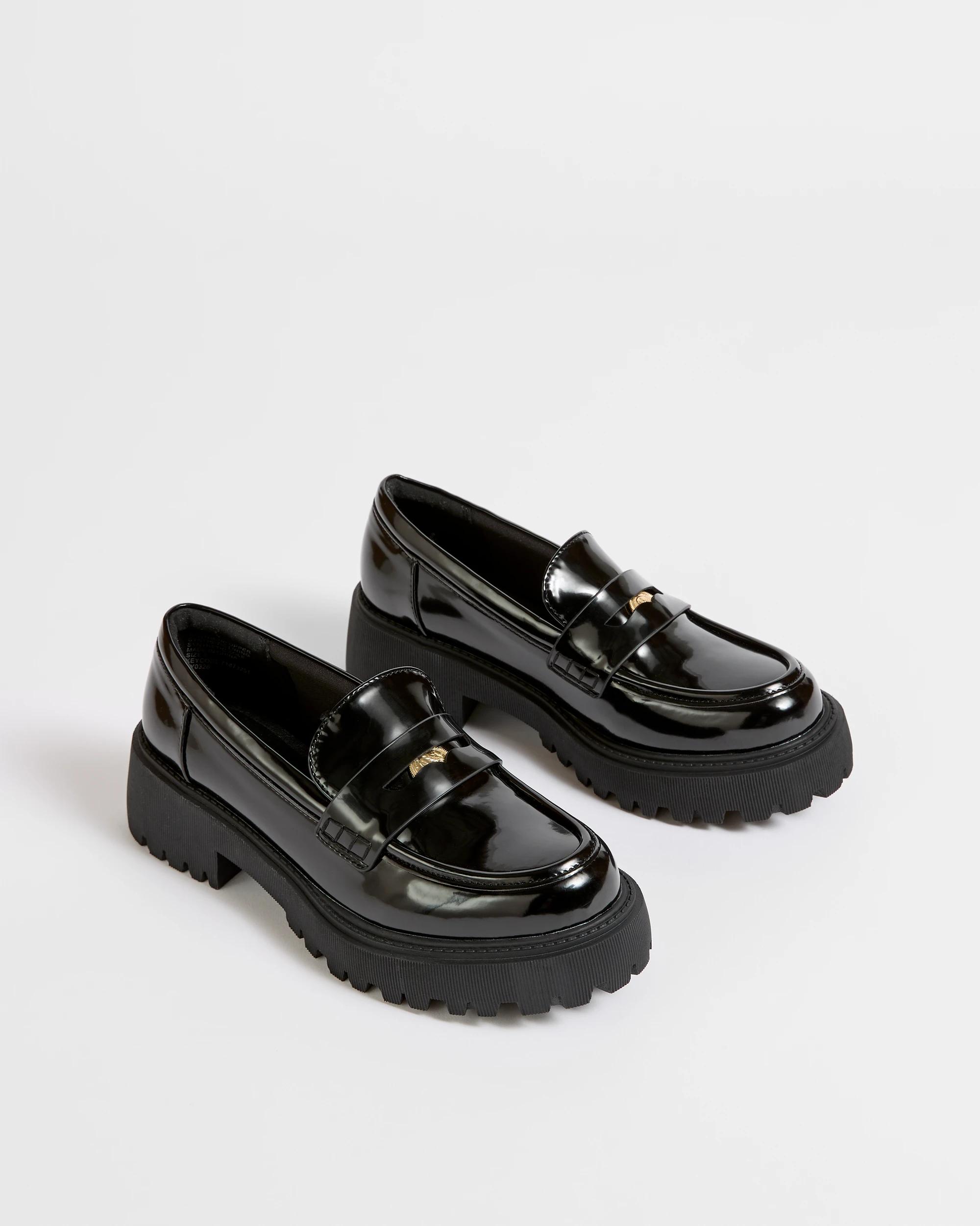 2 Target Woman Coin Chunky Loafer - Lenny BLACK, 2 of 3