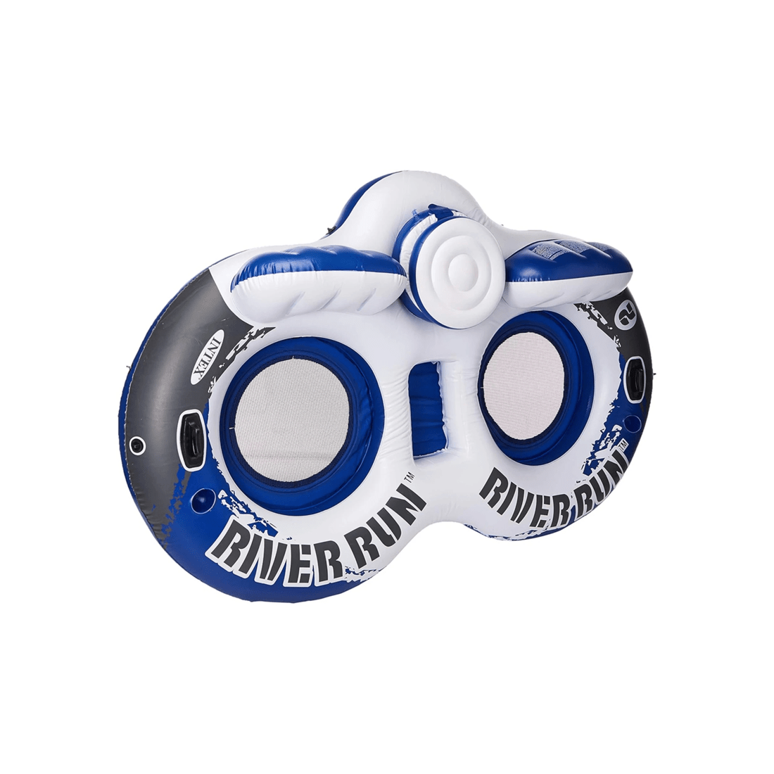 1 INTEX River Run II Two Person Inflatable Floating Lake Tube - Lake Float - Multi, 1 of 5