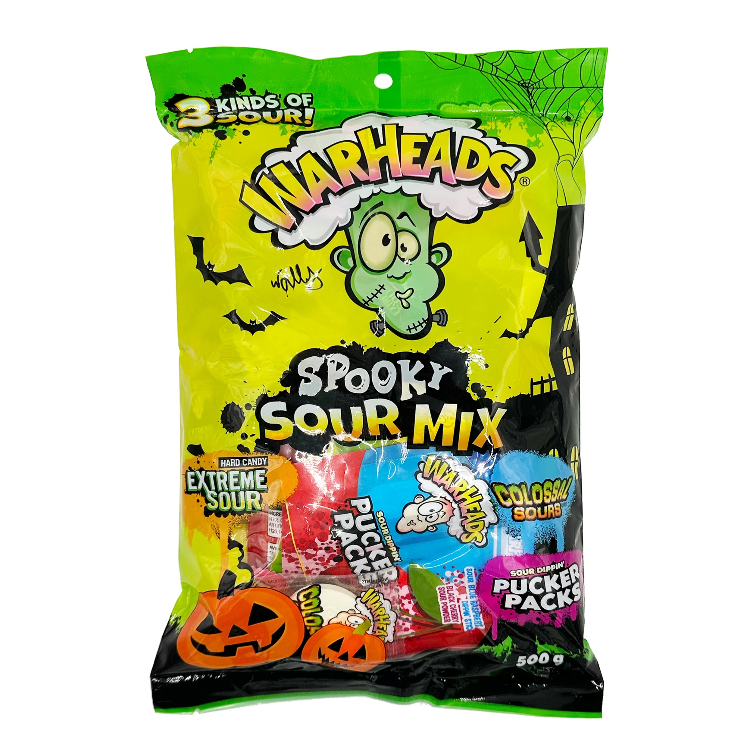 1 Warheads Spooky Sour Mix 500g, 1 of 2