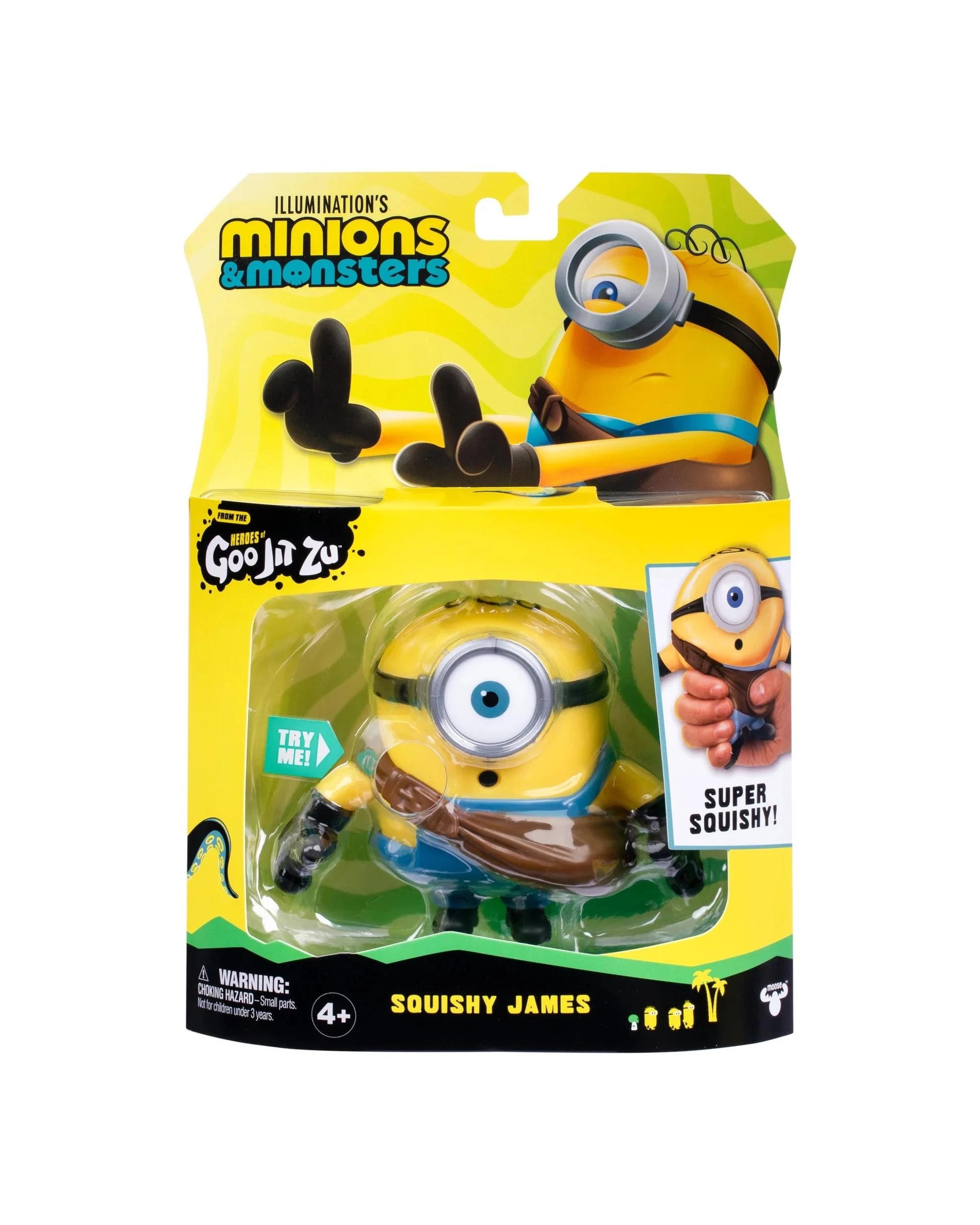 1 Heroes of Goo-Jit-Zu Minions and Monsters Hero Pack Squishy James, 1 of 3