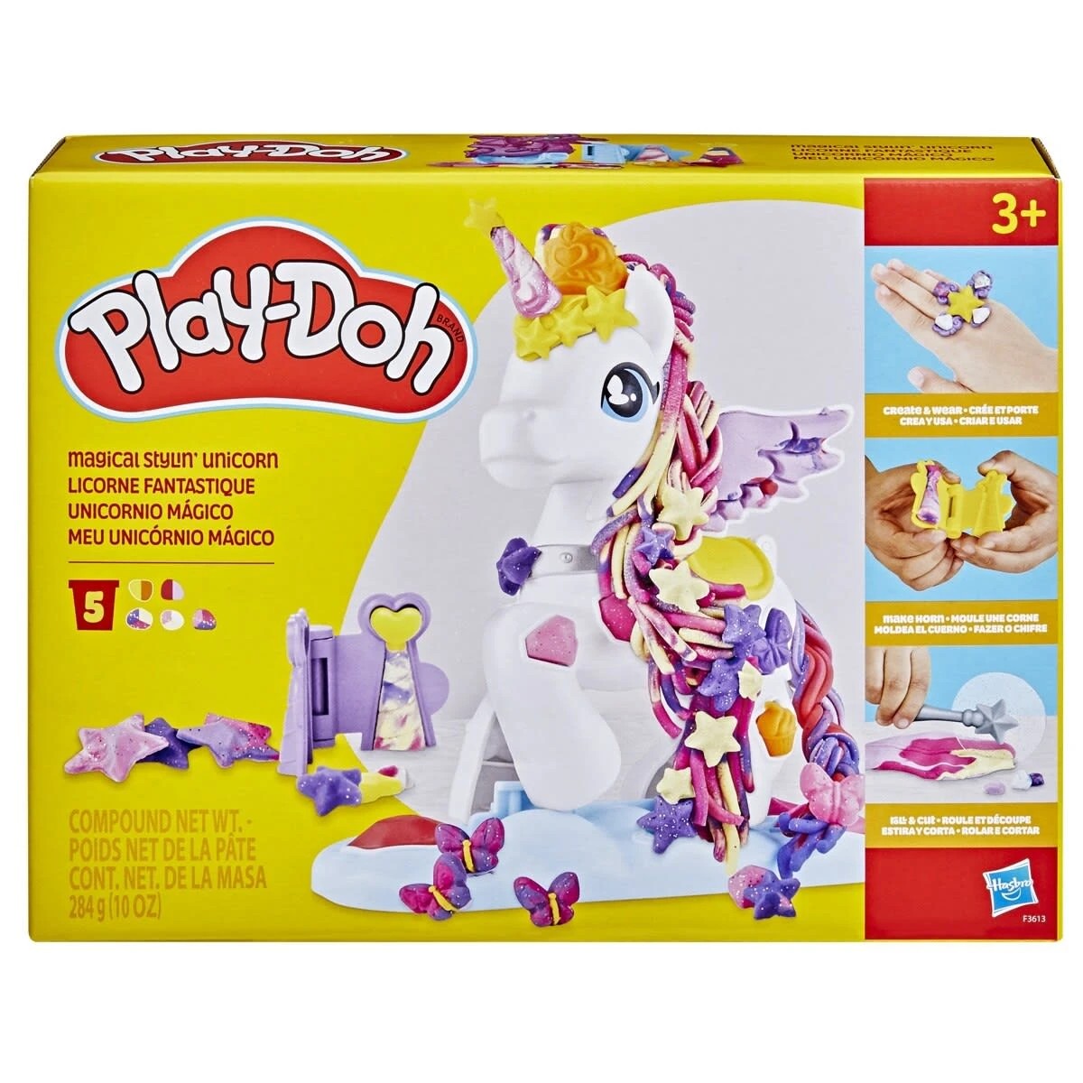 1 Play-Doh Magical Stylin' Unicorn Playset, 1 of 4