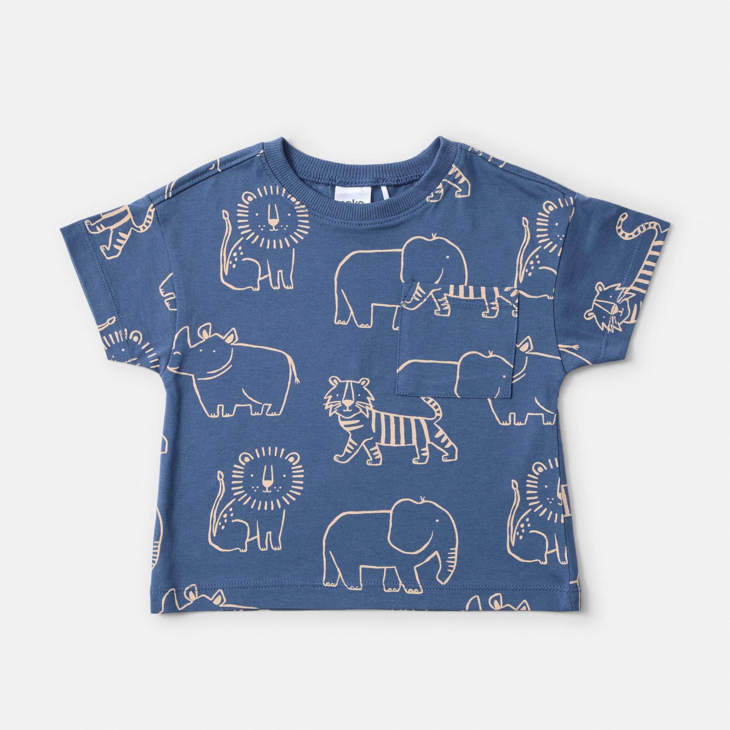 5 3 Pack Short Sleeve T-shirt BROWN LION, 5 of 8