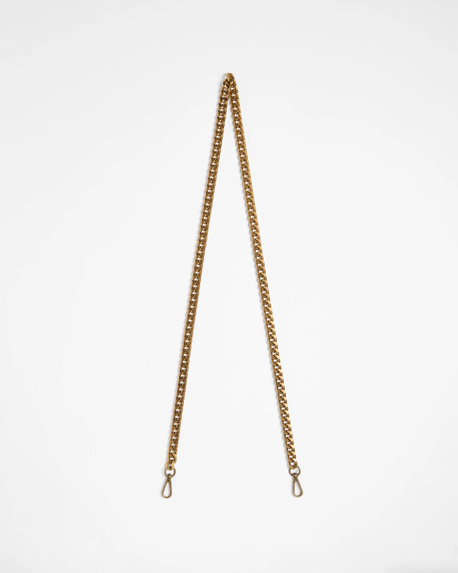 1 Target Chain Long Bag Strap ANTIQUE GOLD COLOURWAY, 1 of 2