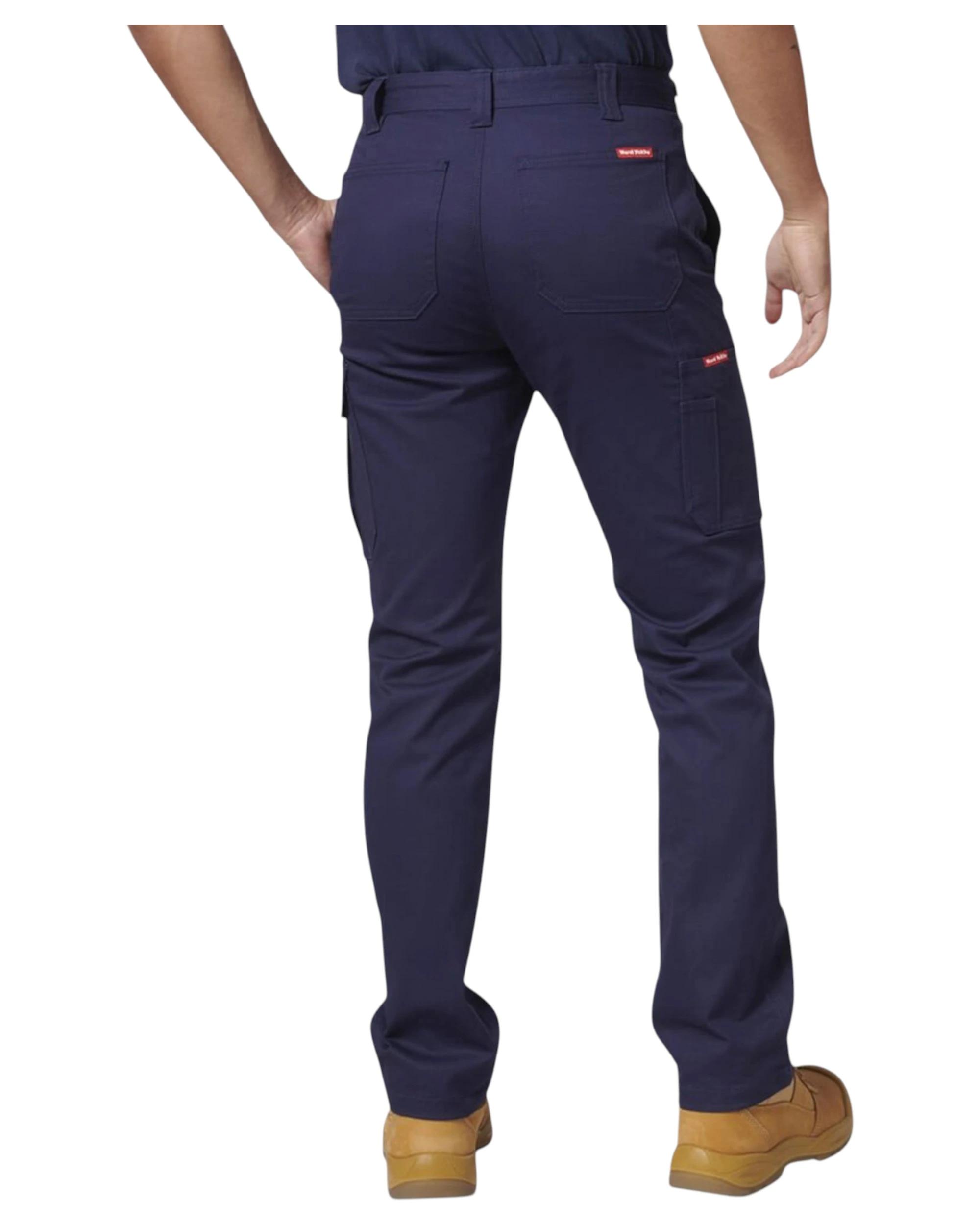 6 Hard Yakka Mens Core Basic Stretch Cargo Pant Workwear Navy NAVY, 6 of 7