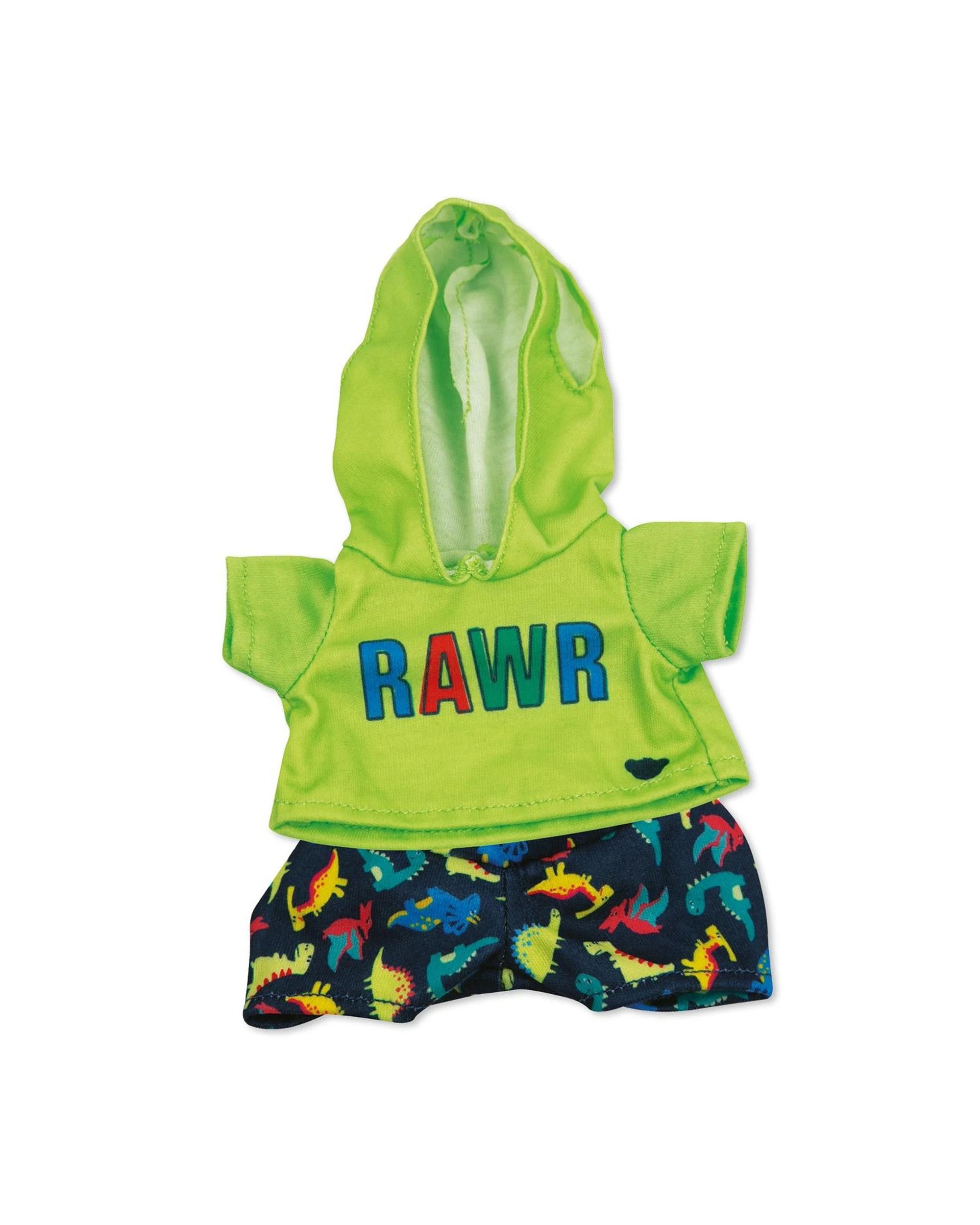 1 Casdon Build-A-Bear Workshop Green Rawr Clothing Accessory Pack - Green, 1 of 5