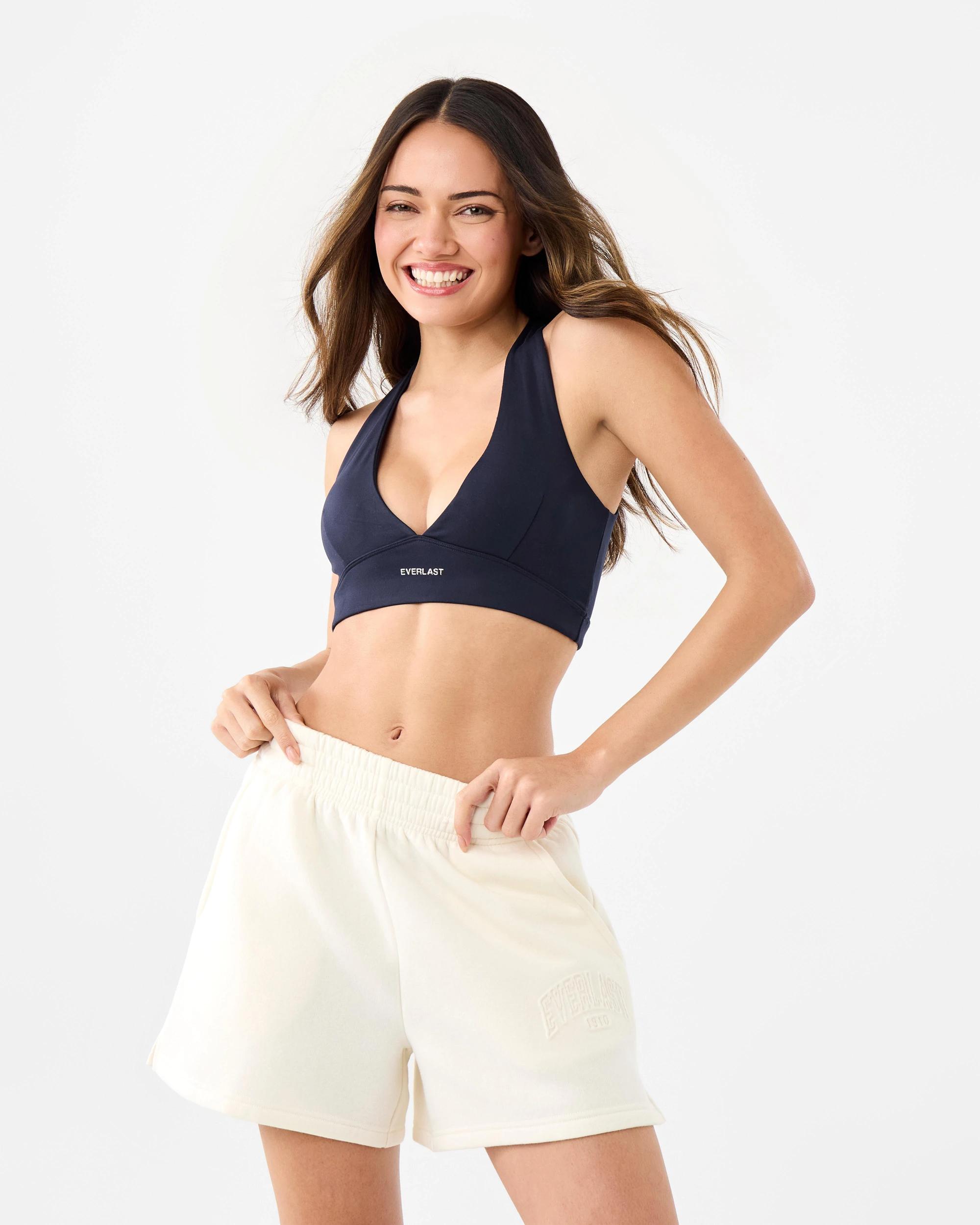 9 Everlast Womens Plunge Sports Bra Navy, 9 of 9