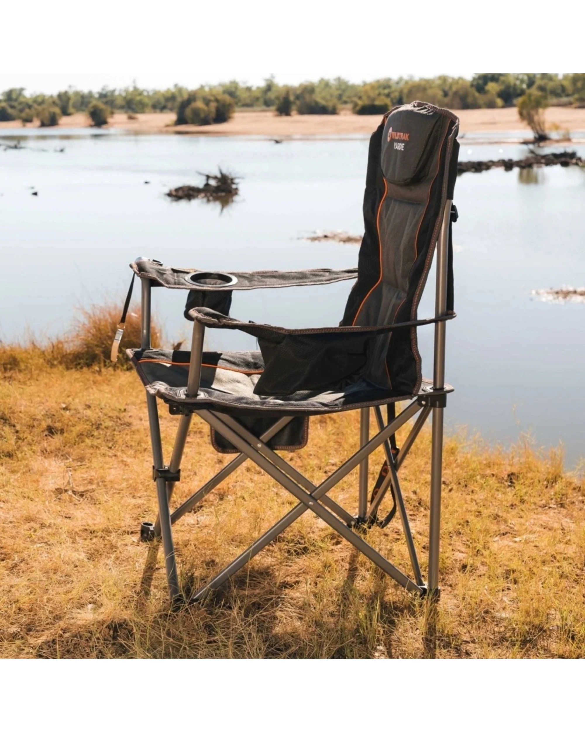 9 Wildtrak Yardie Cooler Arm Chair Dlx 250 kg Heavy Duty Outdoor Camping - Multi, 9 of 9