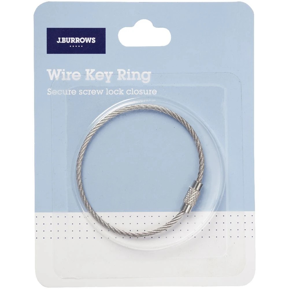 2 J.Burrows Wire Key Holder Silver, 2 of 3