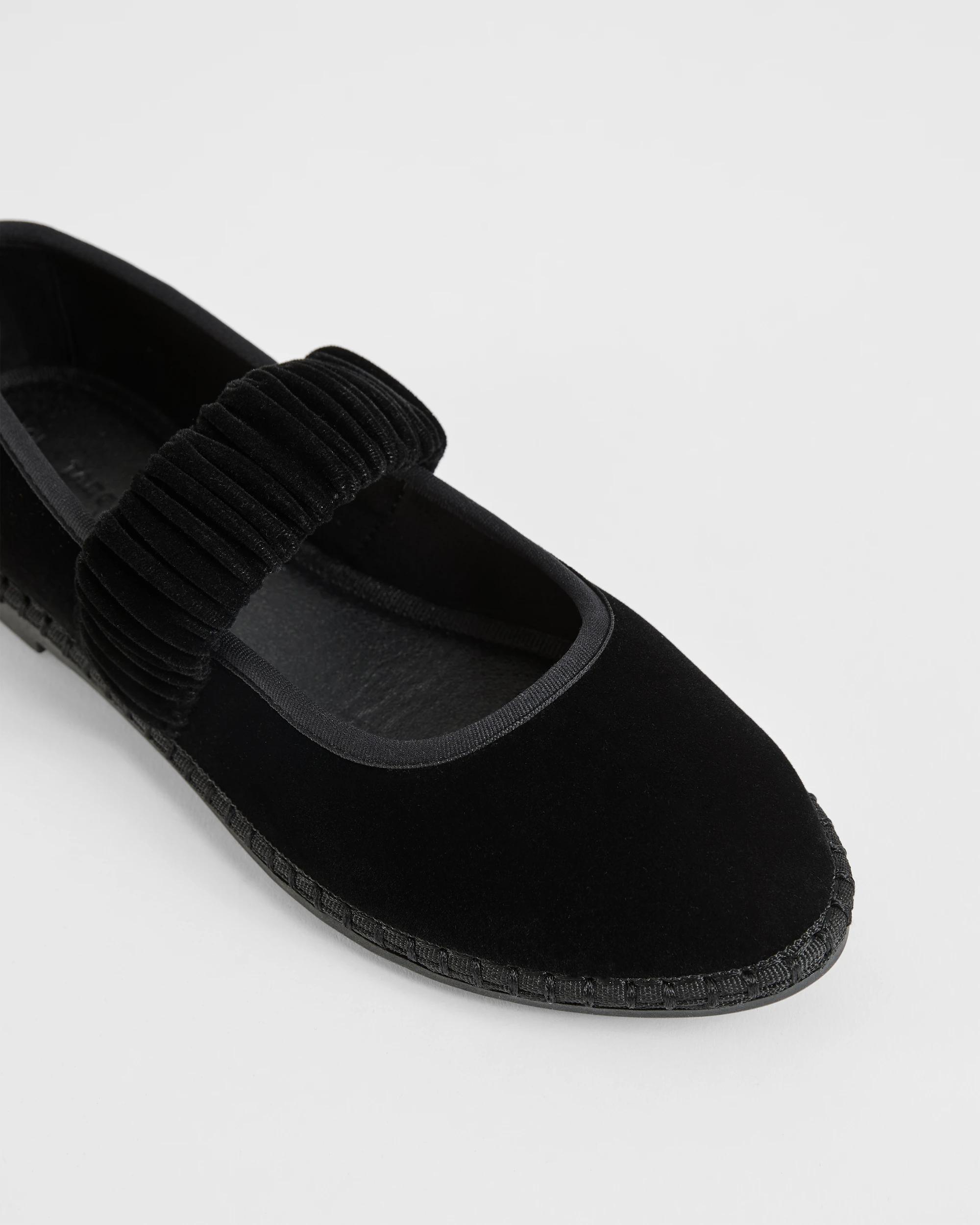 3 Target Woman Velvet Mary Jane Ballet Flats - Suzette BLACK, 3 of 3