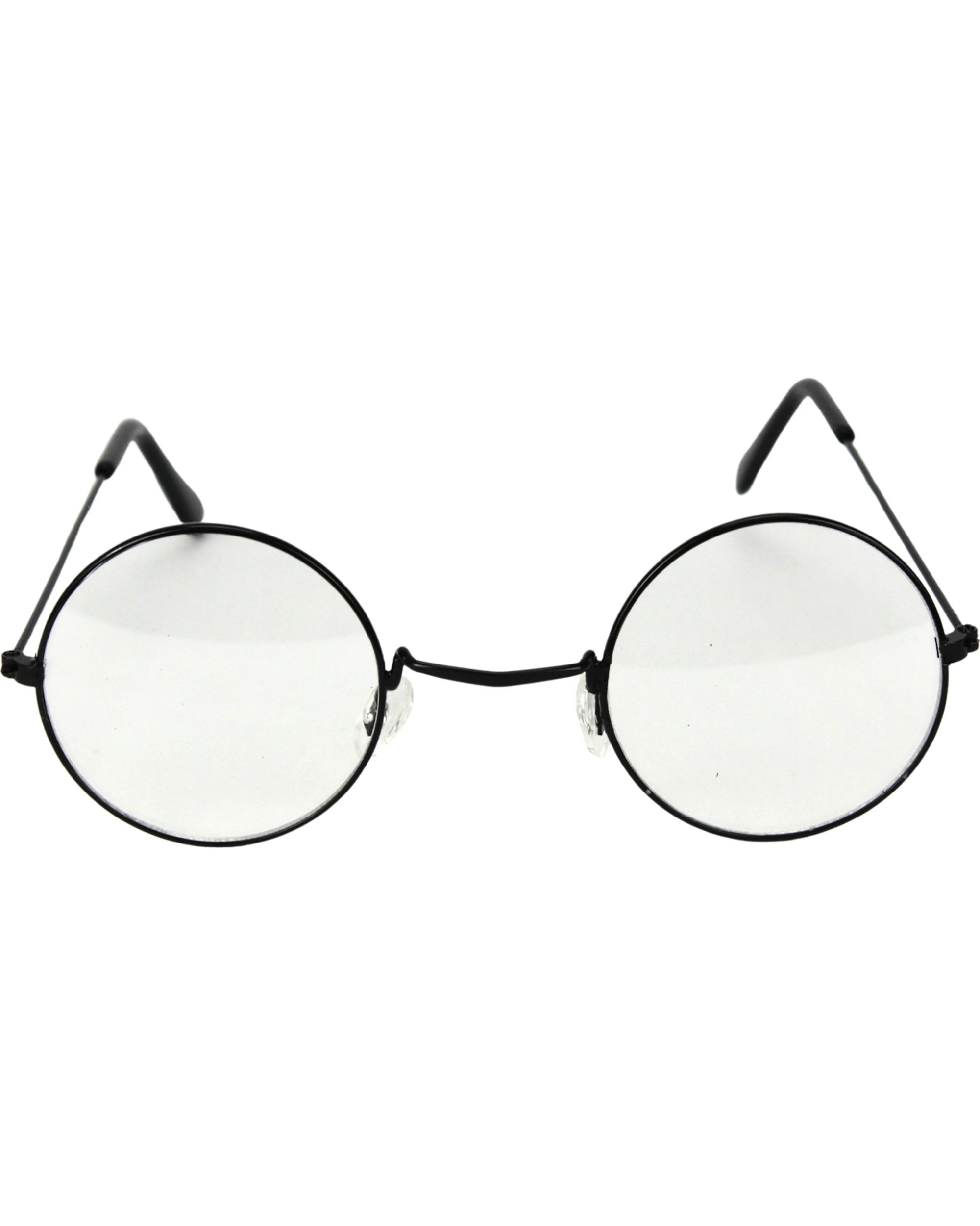 1 JD Party Kids Clear Round Glasses - One Size - Black, 1 of 4