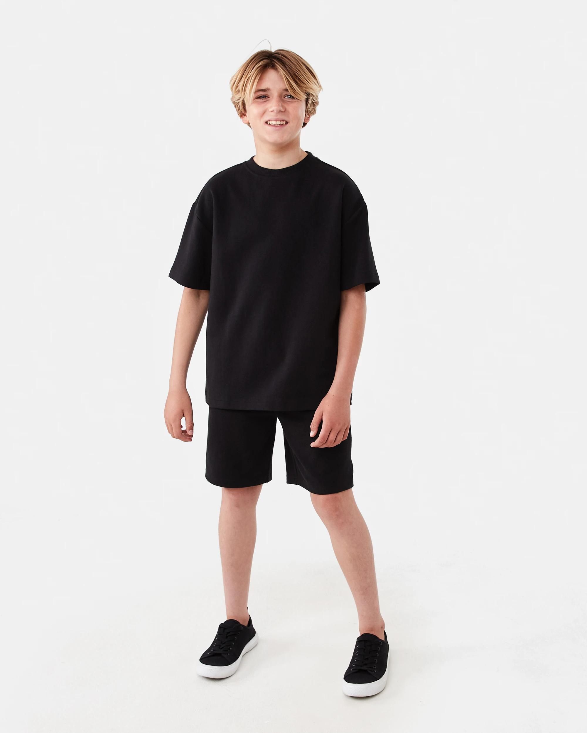 5 Interlock T-shirt Black, 5 of 6