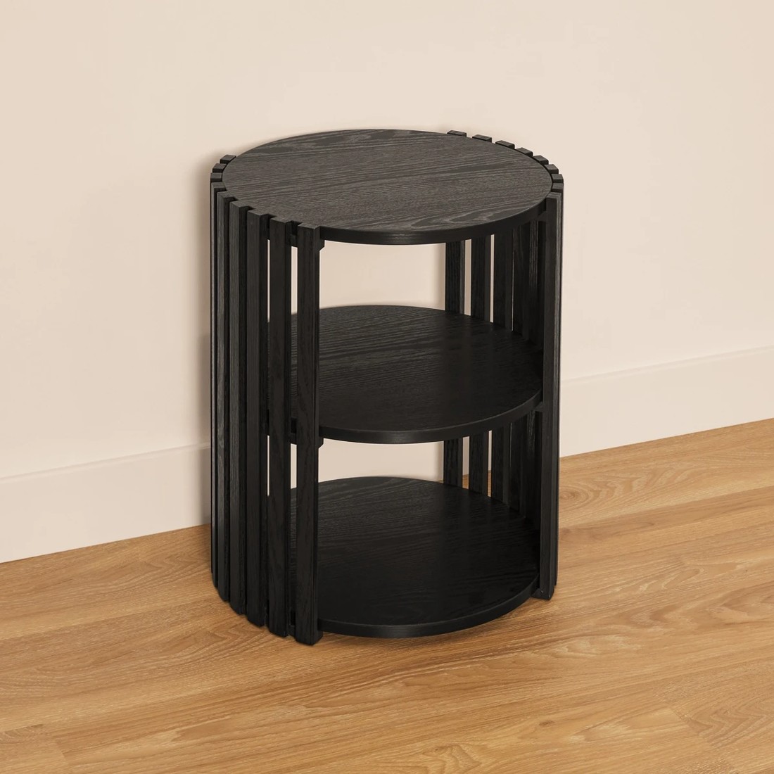 3 Nate Bedside Table - Black, 3 of 8