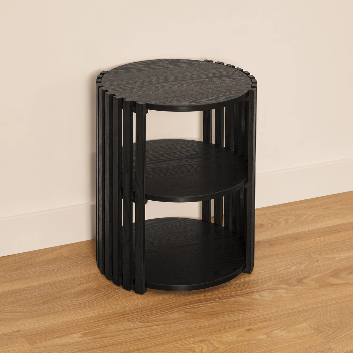 3 Nate Bedside Table - Black, 3 of 8