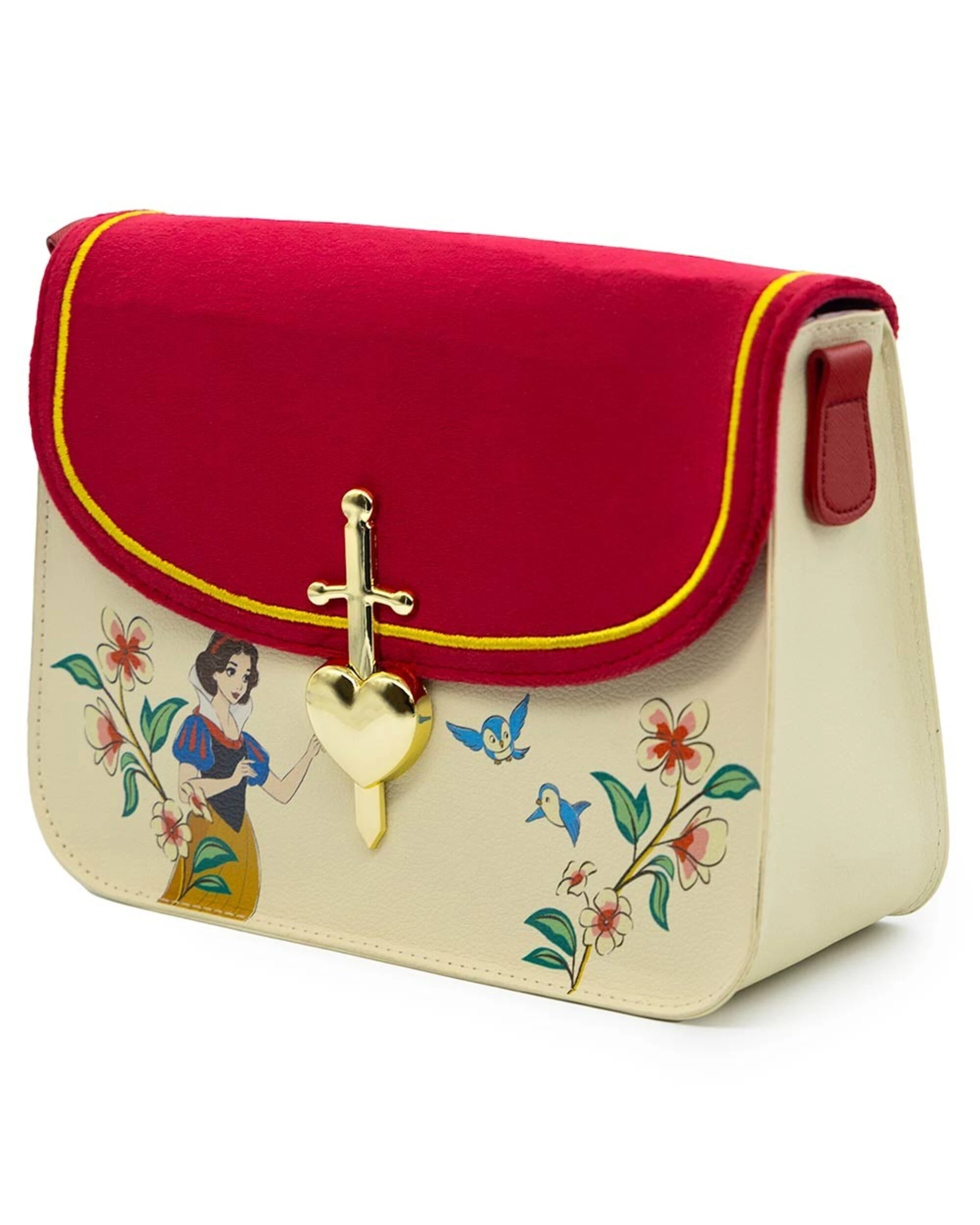 2 Disney - Snow White (2025) - Just One Bite Crossbody Bag - Cream,Red, 2 of 5