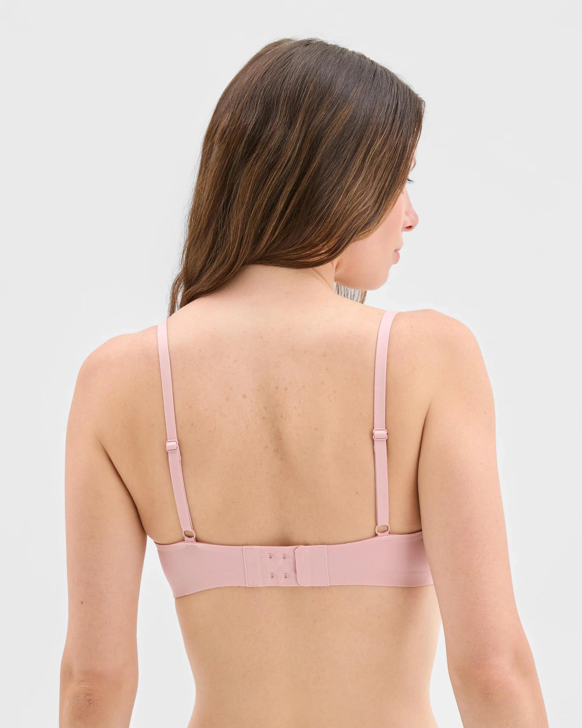 2 Target Woman Smooth Moves No Show Bonded Wirefree Bra SOFT ROSE, 2 of 3