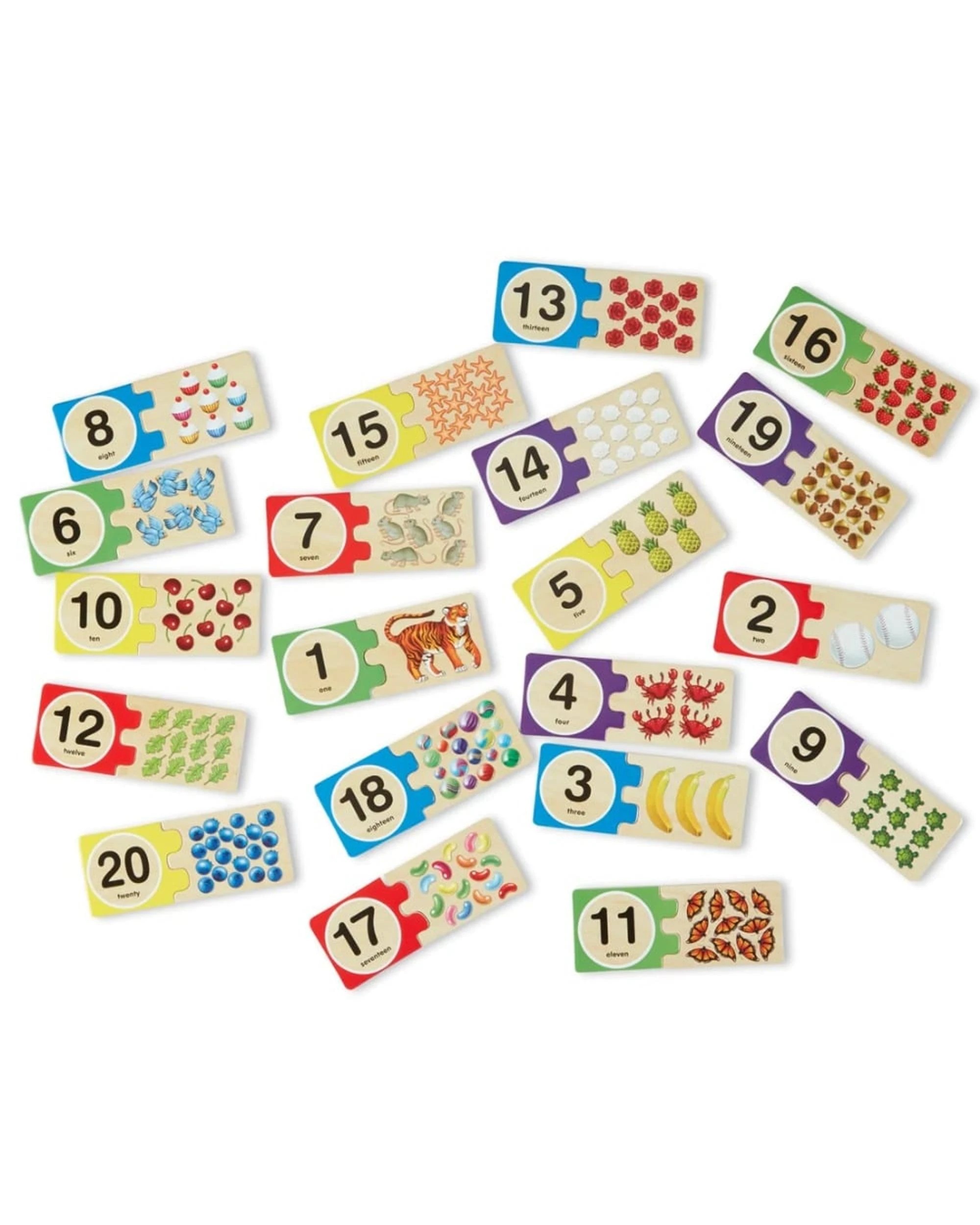 4 Melissa and Doug Self-Correcting Wooden Number Puzzles, 4 of 4