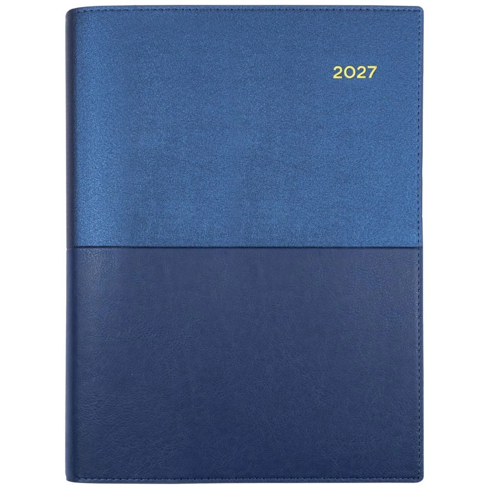 1 Collins Vanessa A4 Week to View 2027 Diary Blue, 1 of 4
