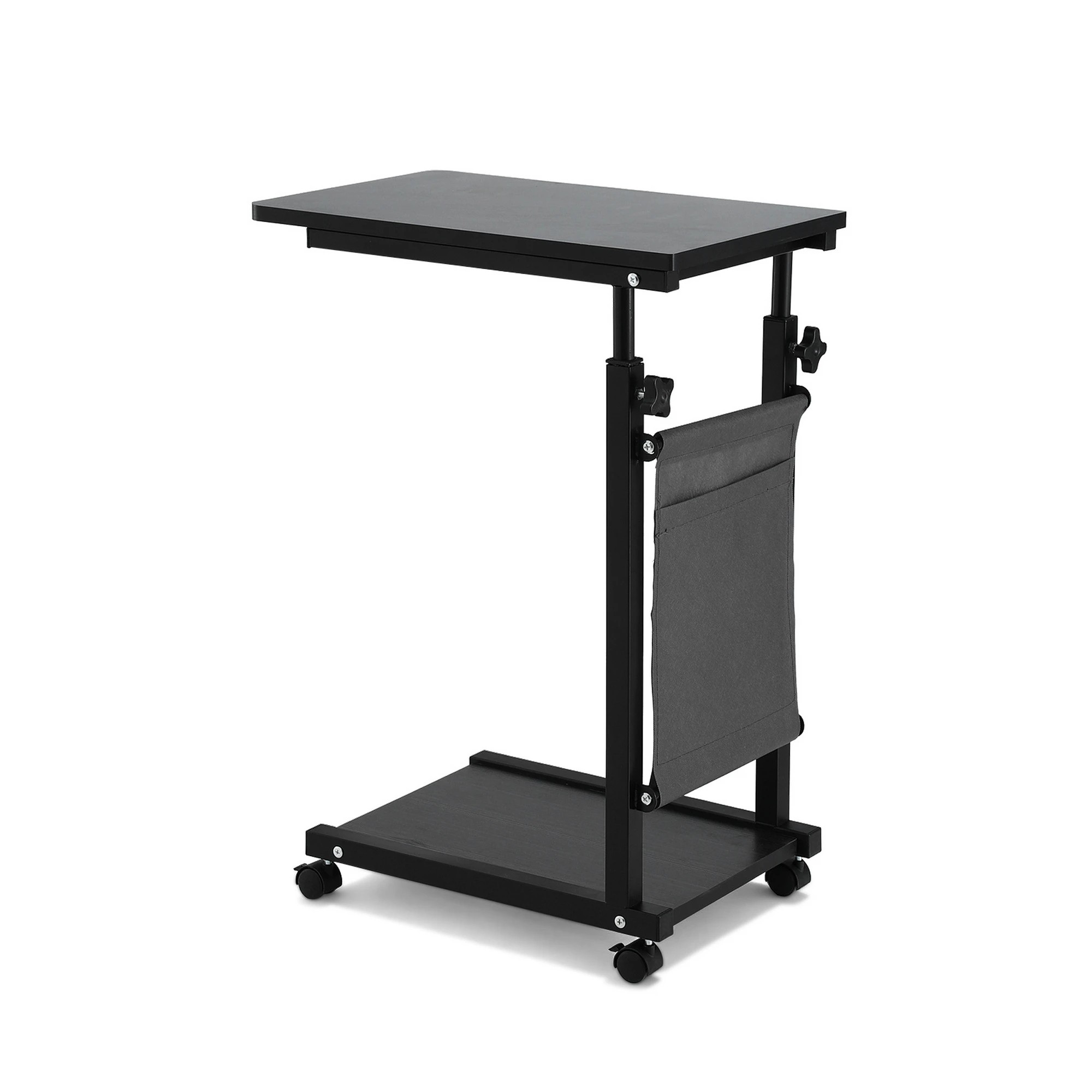 1 Artiss Laptop Desk Height Adjustable Mobile Workstation Computer Desks 48CM - Black, 1 of 7