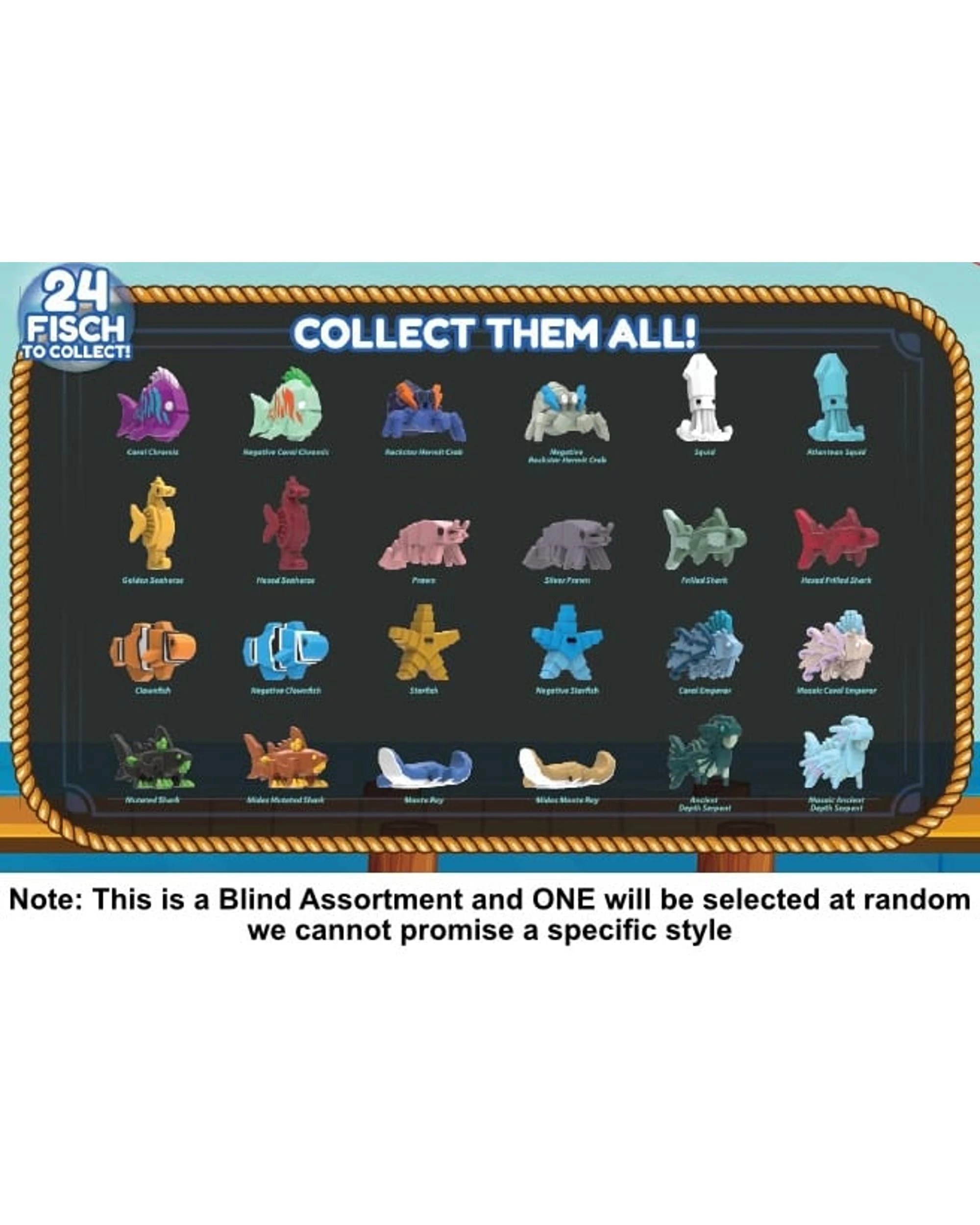 2 Fisch Roblox Series 1 Collectable 4 Pack Microfigure Blind Box, 2 of 4