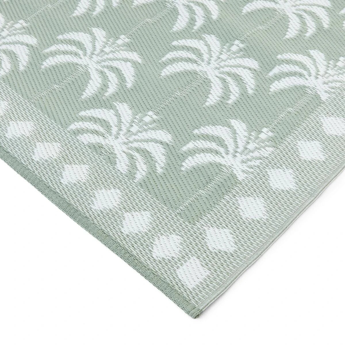 3 Palm Outdoor Rug - Green - 270cm x 180cm, 3 of 4