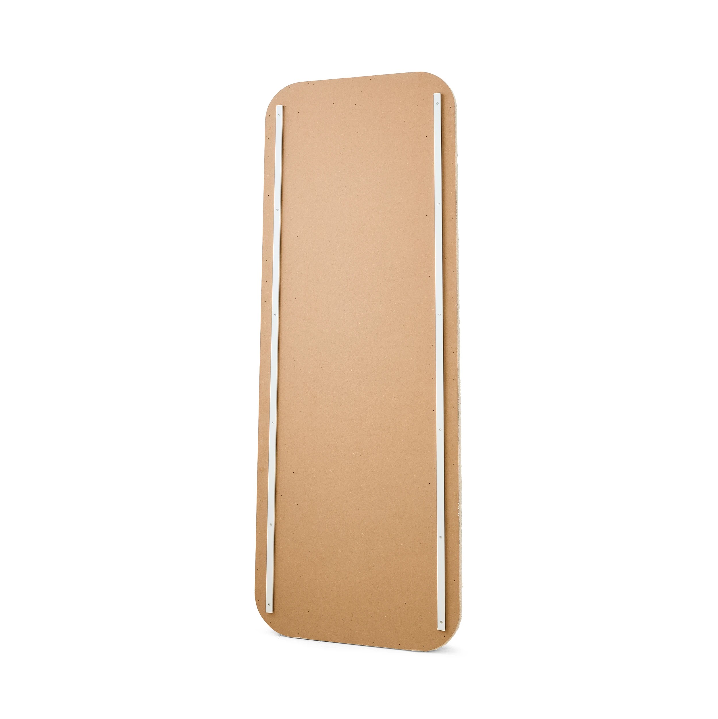 4 Curved Boucle Floor Mirror, 4 of 5