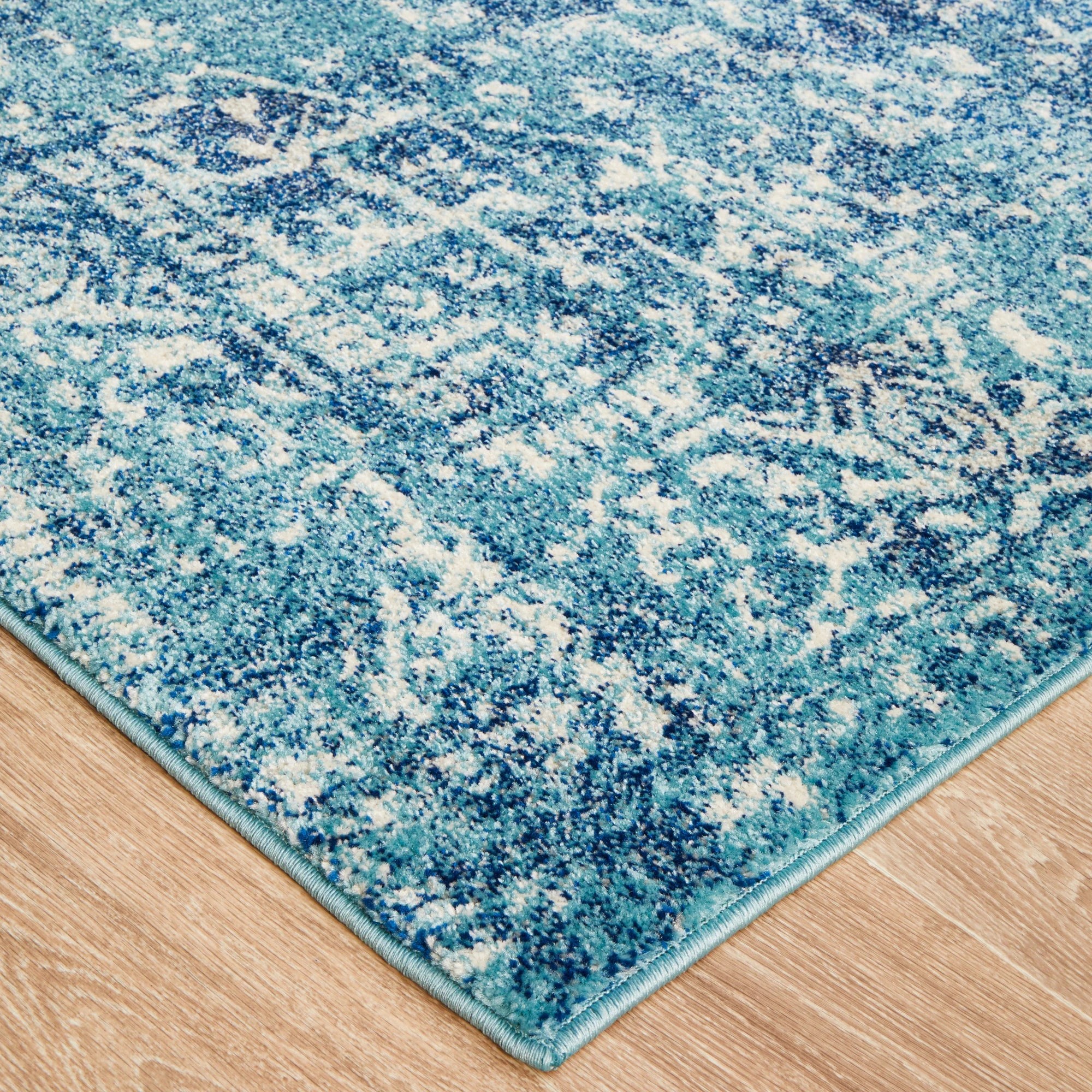 5 Common Ground Rugs Encore 253 290x200cm - Large Floor Rug - Blue, 5 of 9