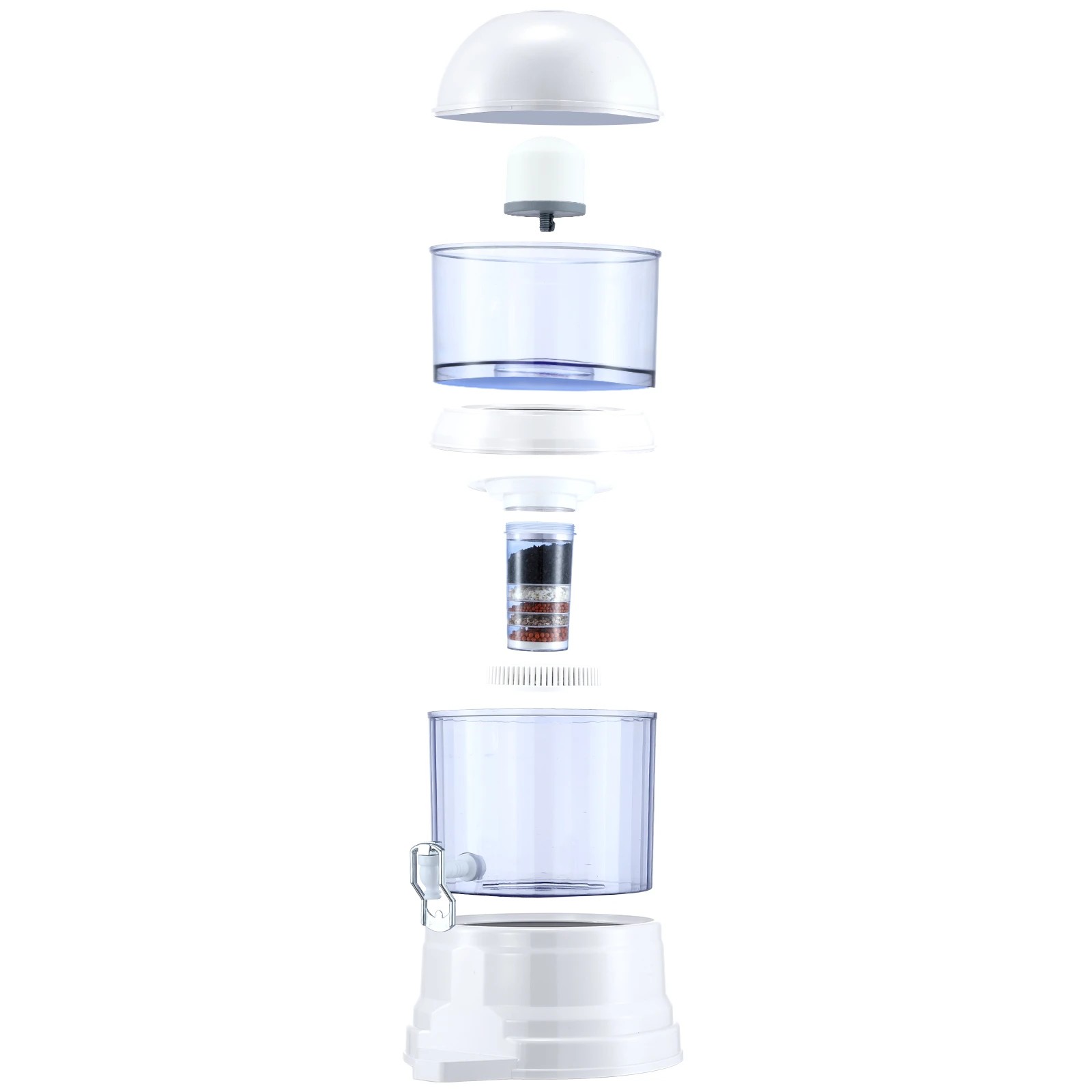 2 Ausway 8 Stages Water Filter 16L Dispenser Countertop Purifier System, 2 of 4