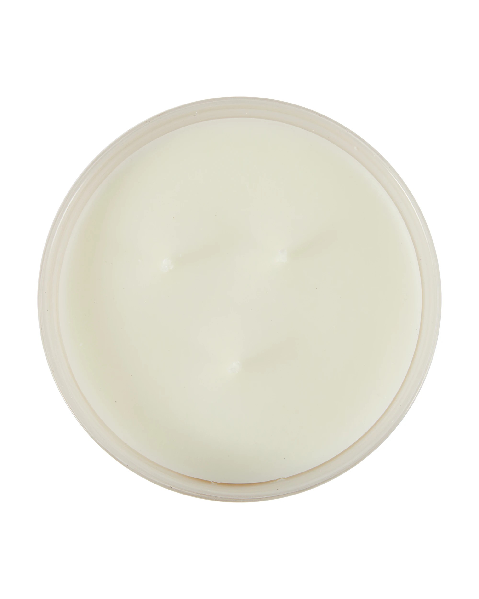 3 Swirl Vanilla Amber Glass Candle, 3 of 5