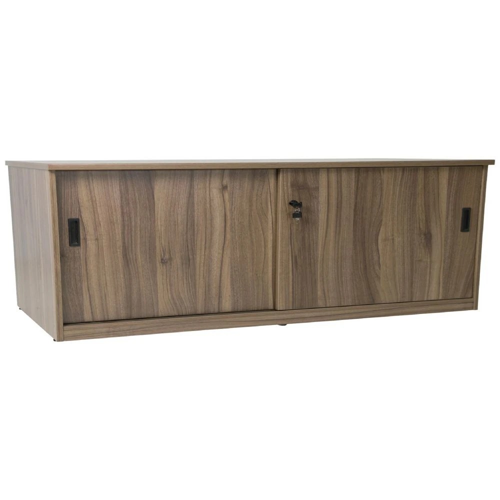 1 Stilford Professional Credenza 1800mm Sliding Door Walnut Cabinets Cupboards, Lockers and Credenzas, 1 of 3