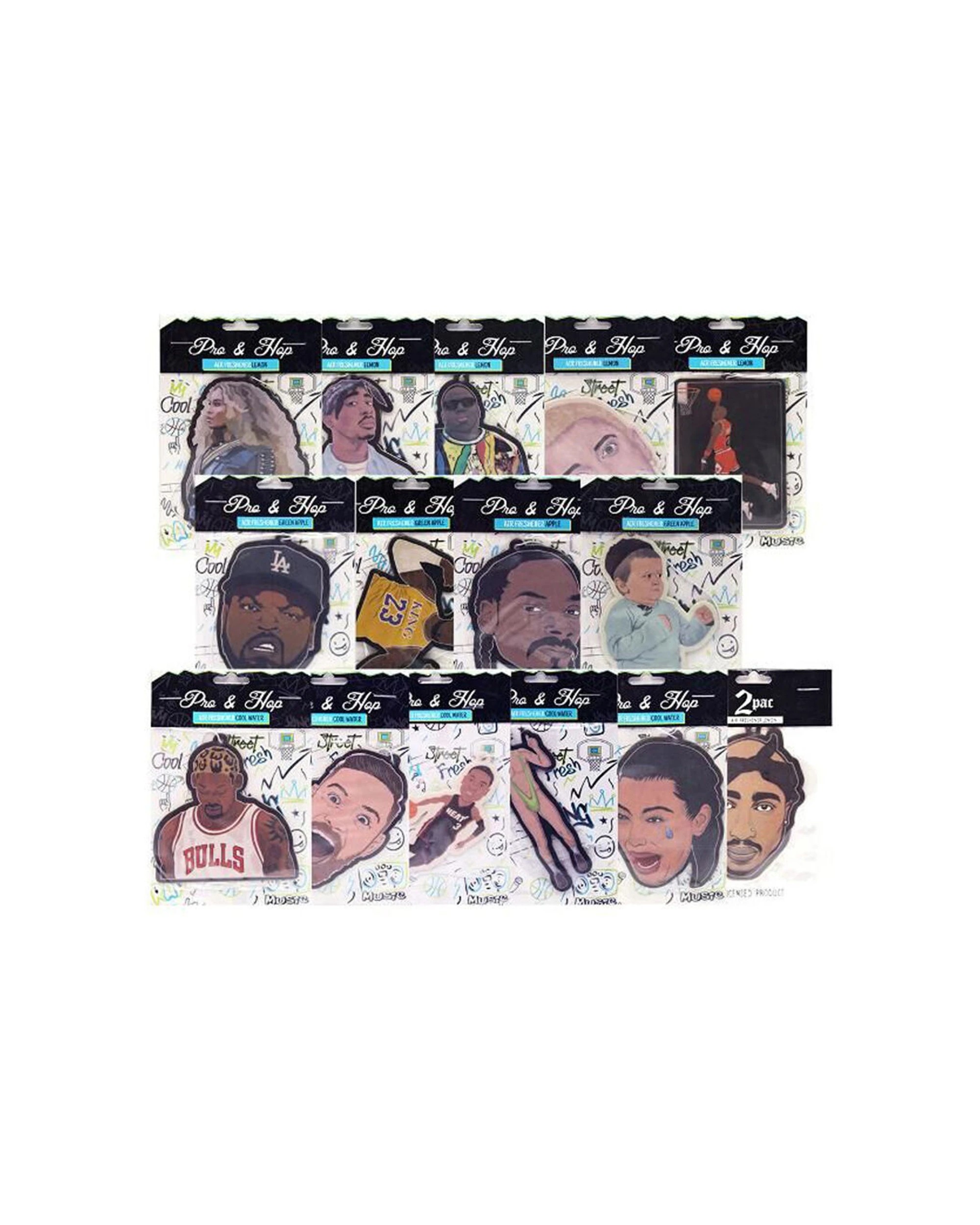 3 Pro And Hop 6PK Hanging Car Pop Culture Air Fresheners Assorted Designs - Multi, 3 of 4