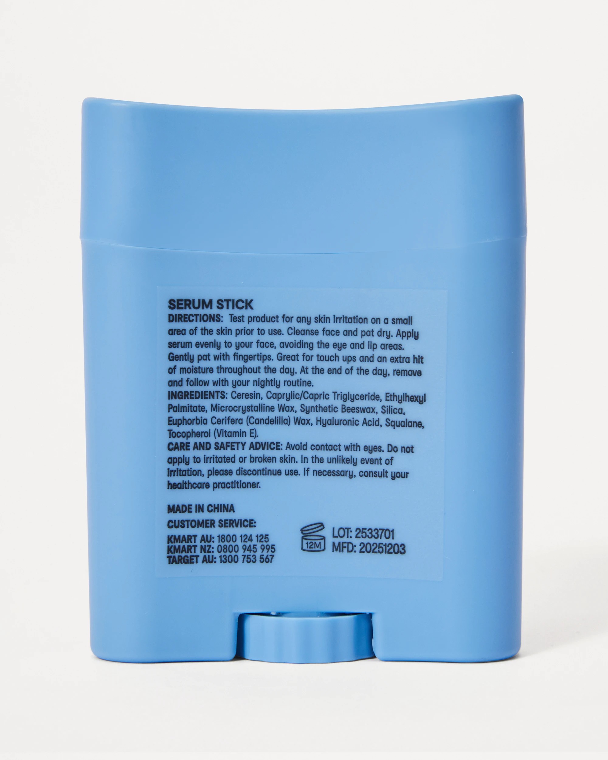 3 OXX Skincare AM/PM Hydrate Serum Stick 20g - Hyaluronic Acid and Squalane, 3 of 6