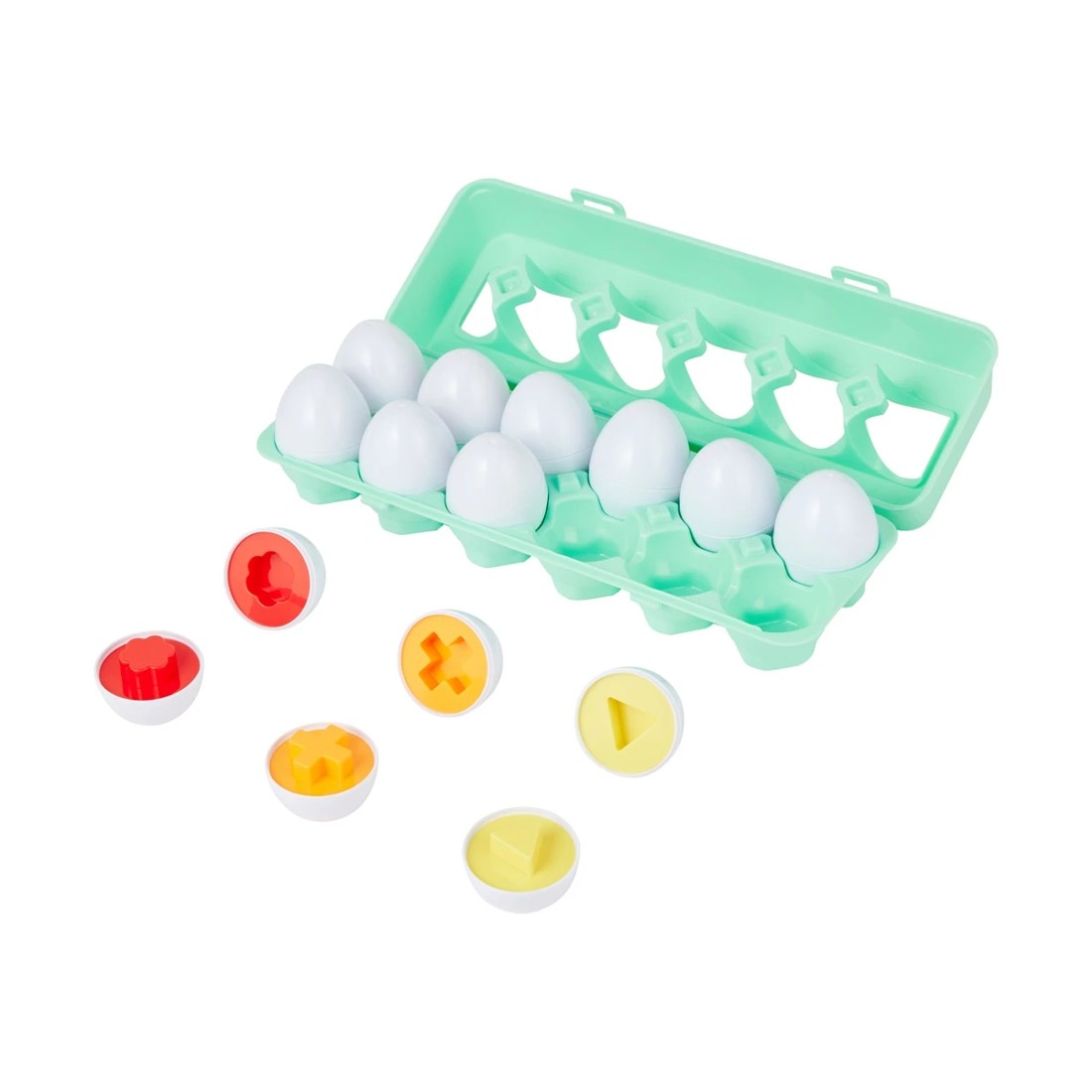 1 13 Piece Play & Learn Matching Eggs, 1 of 10
