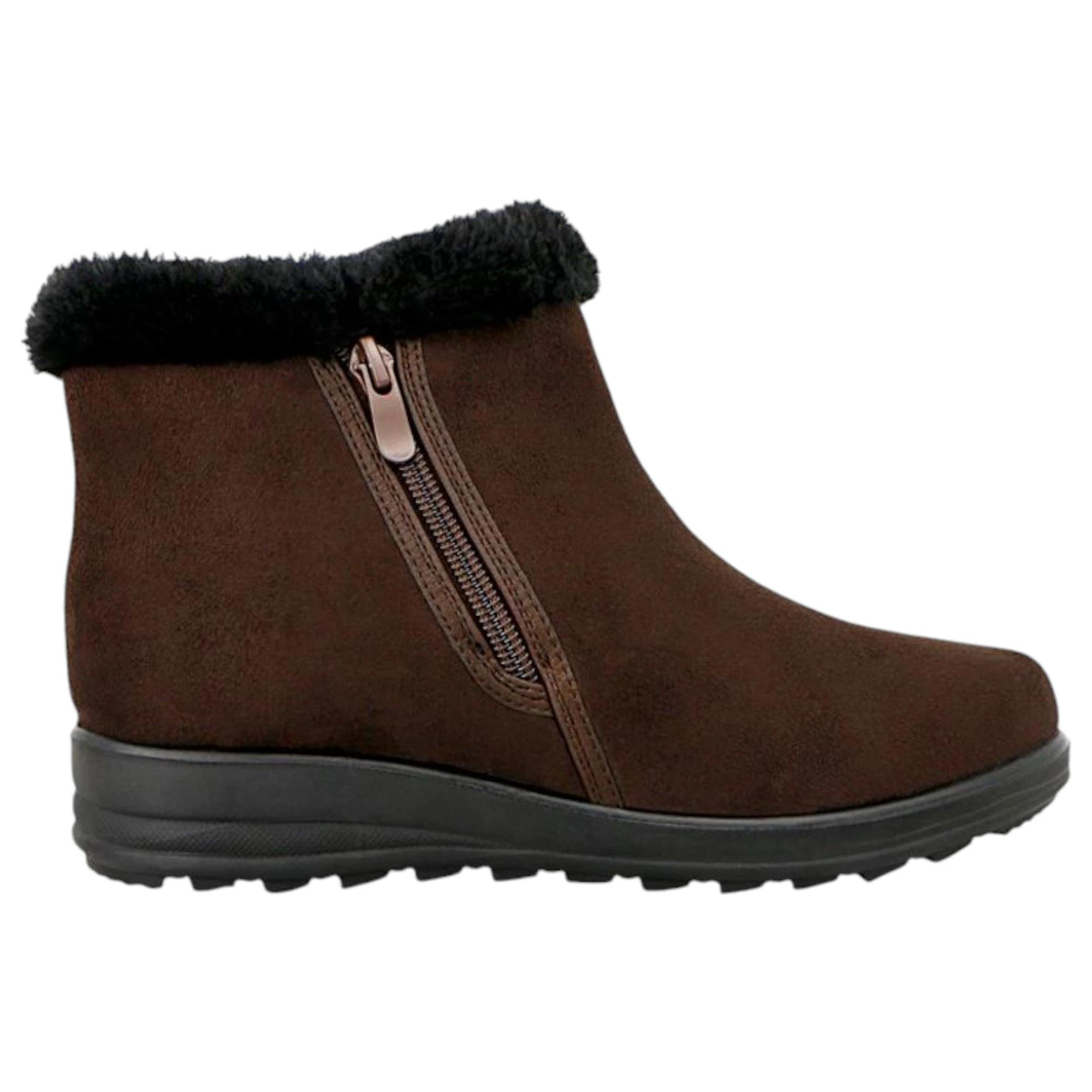 1 Bellissimo Womens Antarctic Shoes Dress Winter Boots BROWN, 1 of 3