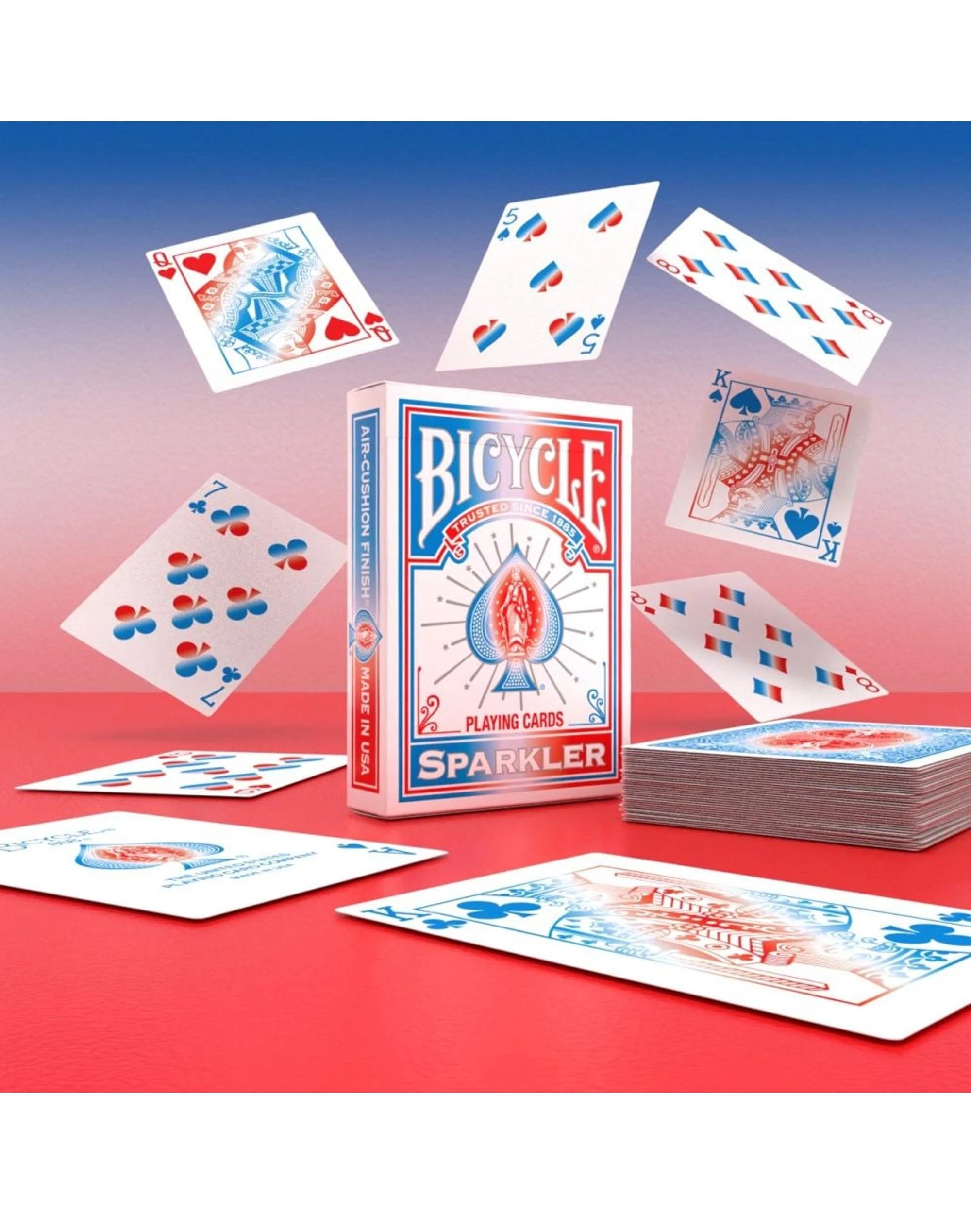 5 Bicycle Sparkler Playing Cards, 5 of 8