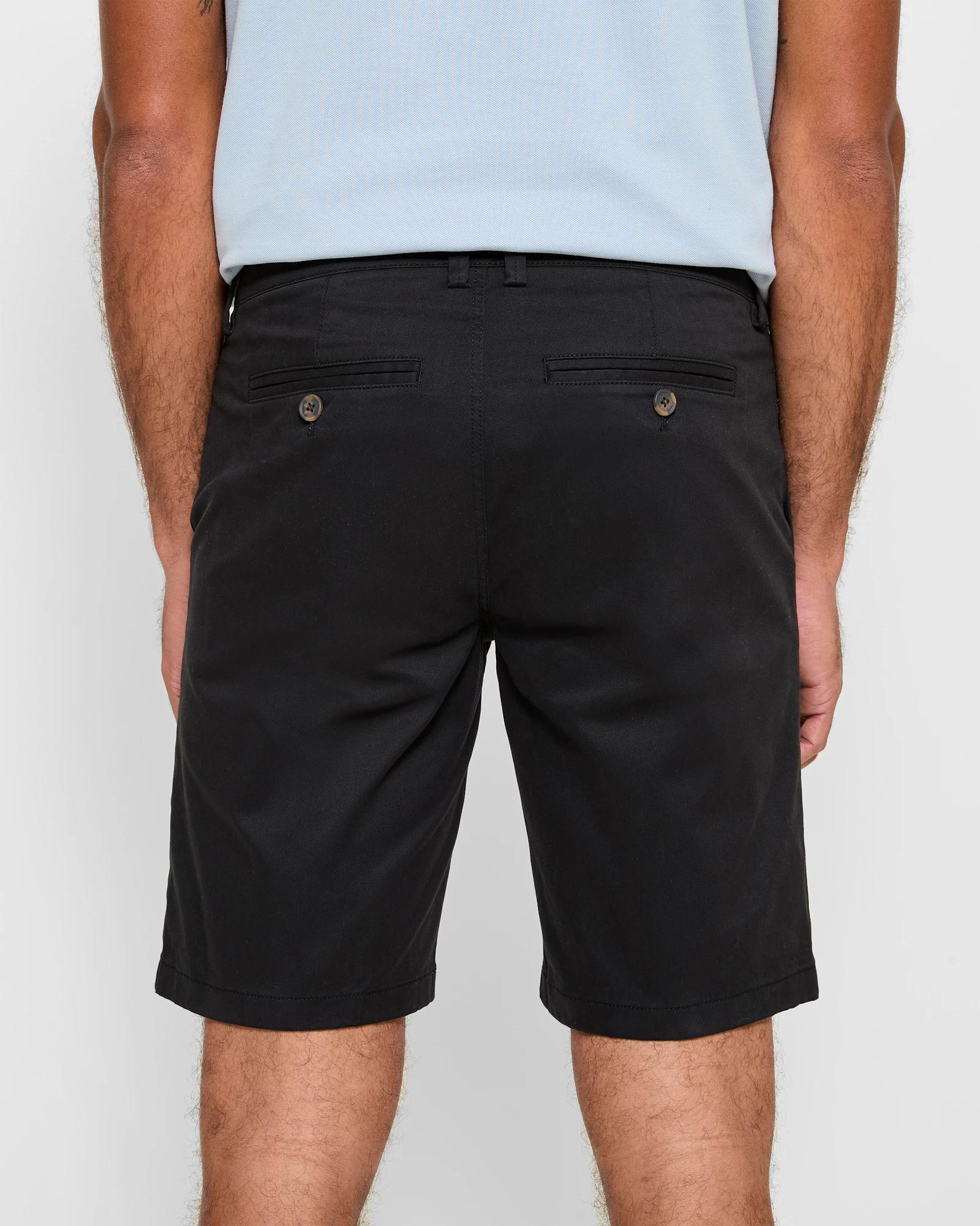 4 Target Australian Cotton Regular Stretch Chino Shorts BLACK, 4 of 5