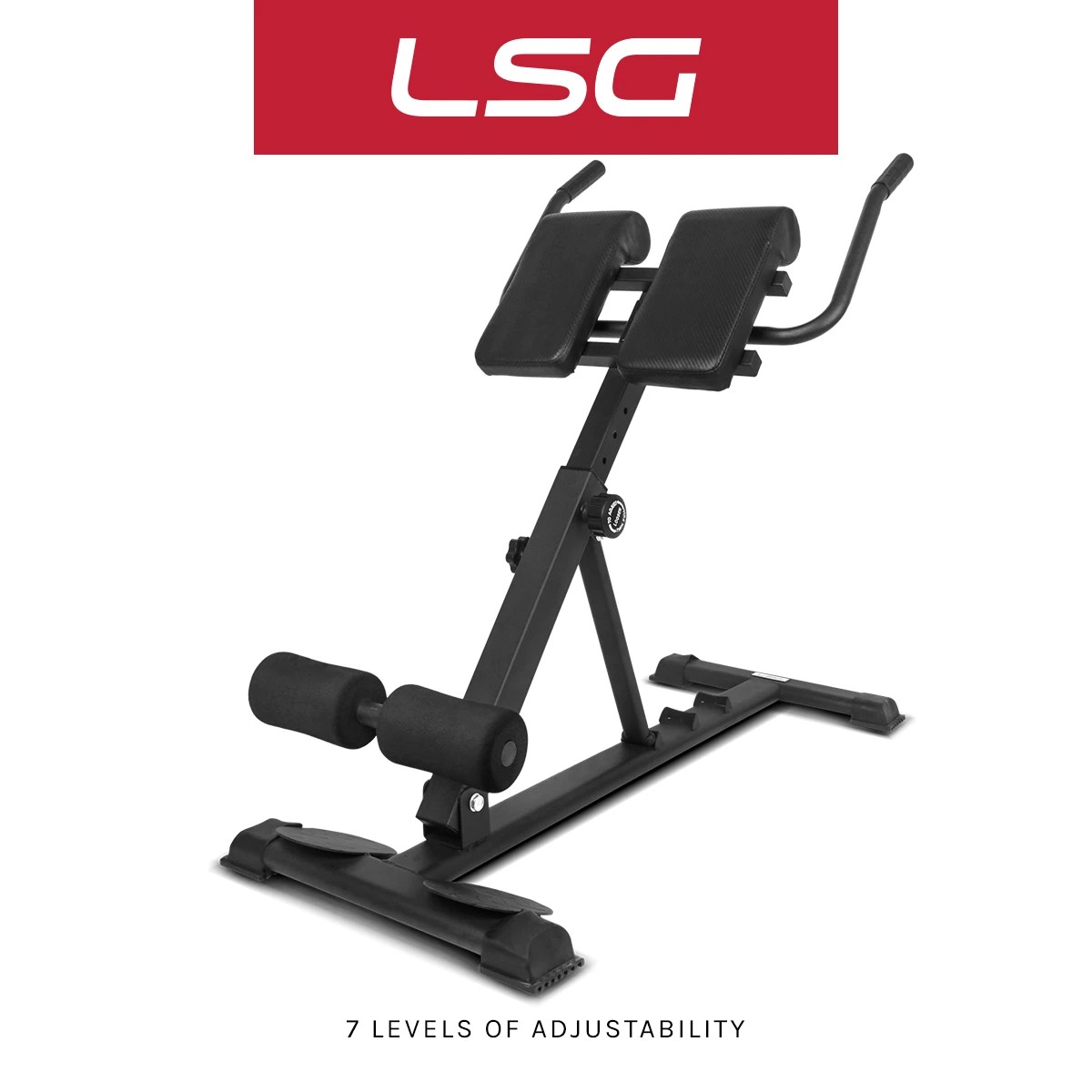 2 LSG GRC-09 Adjustable Roman Chair - Black, 2 of 7