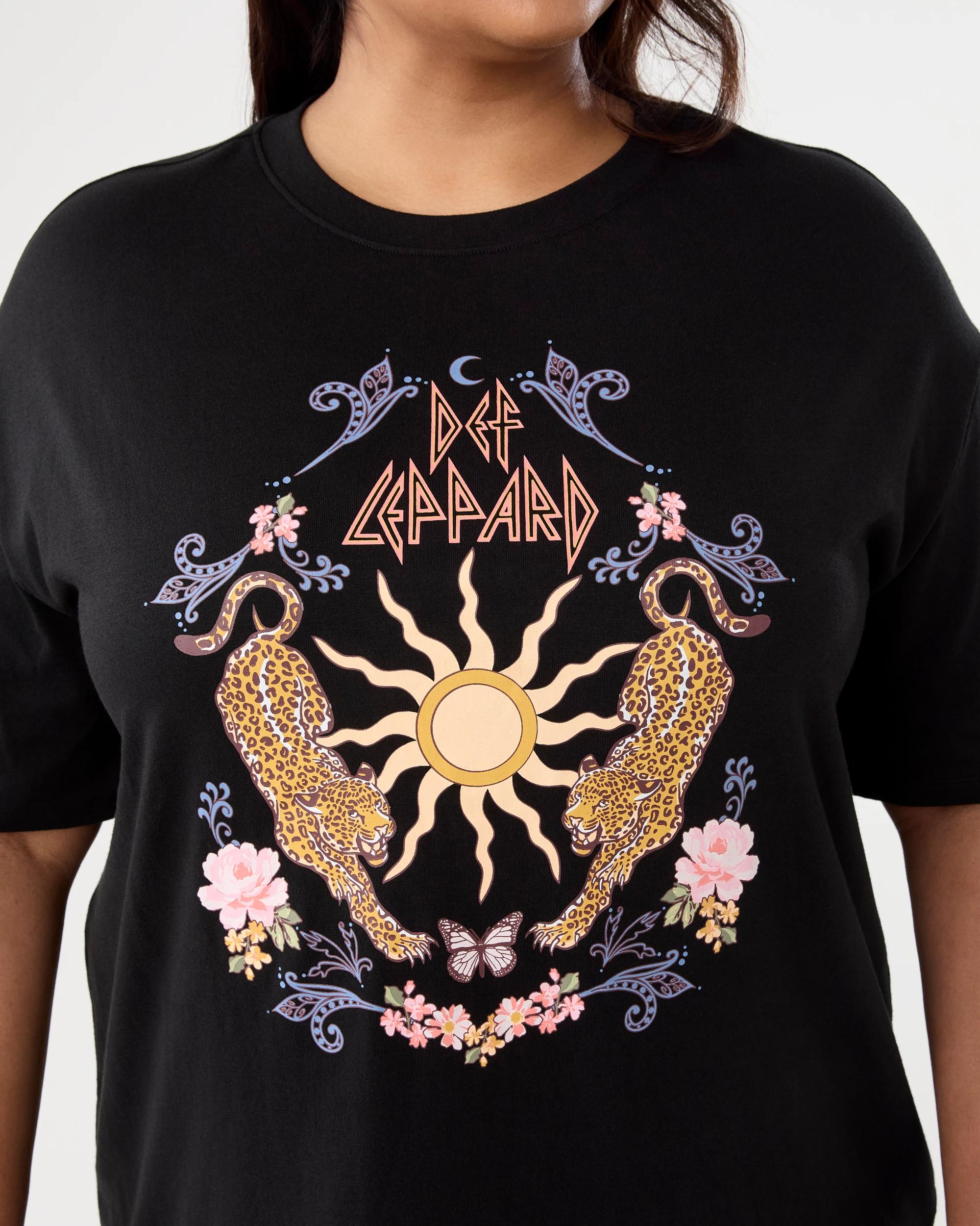 5 Curve Def Leppard License Short Sleeve T-shirt Def Lepp, 5 of 6