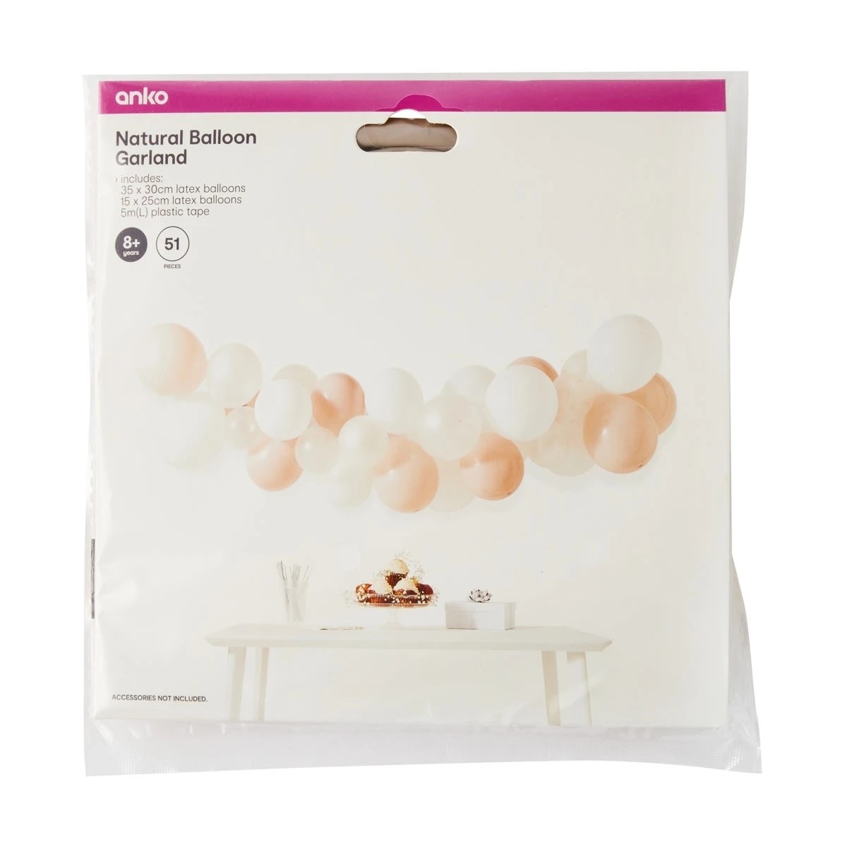 5 51 Piece Natural Balloon Garland, 5 of 5